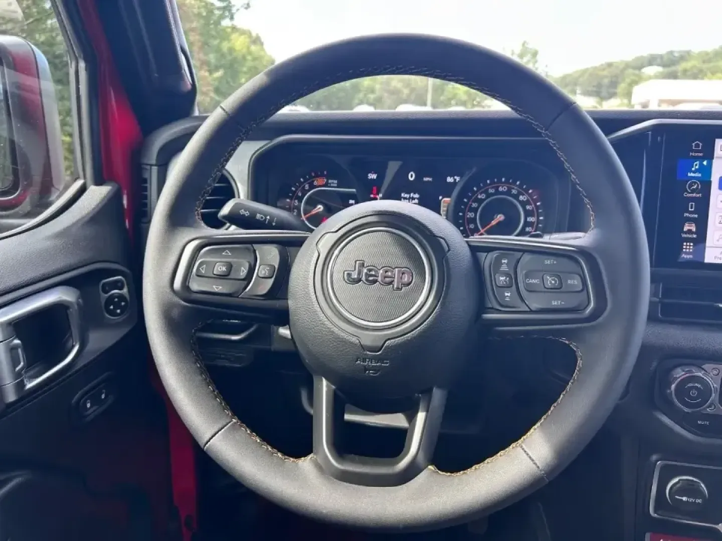 2024 /Black Leather Jeep Wrangler Willys (1C4PJXDN7RW) with an 2.0L engine, 6M transmission, located at 970 Woodlawn Dr., Farmington, MO, 63640, (573) 431-7800, 37.825642, -90.468674 - **Adventure Awaits: Experience the 2024 Jeep Wrangler Willys at Pettus CDJR Farmington!** <br /> <br /> If you're on the hunt for your next adventure vehicle that combines rugged capability with everyday comfort, look no further than the 2024 Jeep Wrangler Willys. Perfect for weekend getaways or dai - Photo#11