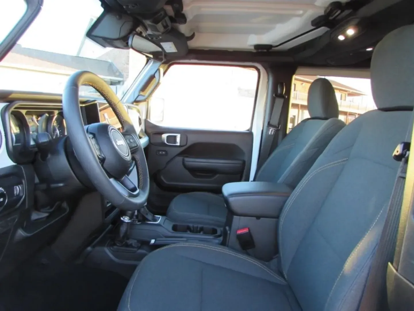 2025 /Black Jeep Wrangler Sport S (1C4PJXAN1SW) with an 2.0L L4 DOHC 16V TURBO engine, 6M transmission, located at 12830 Highway 21, De Soto, MO, 63020, (636) 337-7777, 38.153099, -90.573624 - **Unleash Your Adventurous Spirit with the 2025 Jeep Wrangler Sport S!**<br /> <br /> Are you ready to elevate your outdoor adventures or conquer your daily commute? The 2025 Jeep Wrangler Sport S isn't just an SUV; it's a lifestyle statement that excels in both rugged terrains and urban environment - Photo#12