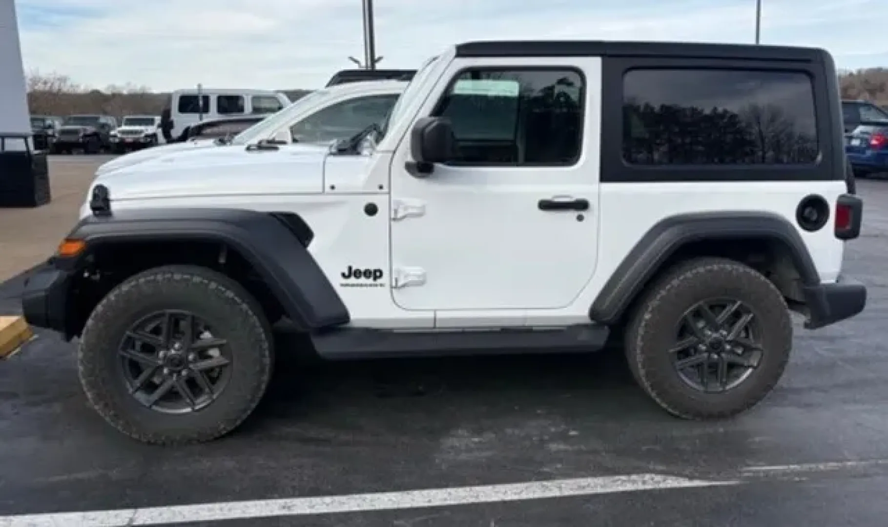 2025 /Black Jeep Wrangler Sport S (1C4PJXAN1SW) with an 2.0L L4 DOHC 16V TURBO engine, 6M transmission, located at 12830 Highway 21, De Soto, MO, 63020, (636) 337-7777, 38.153099, -90.573624 - **Unleash Your Adventurous Spirit with the 2025 Jeep Wrangler Sport S!**<br /> <br /> Are you ready to elevate your outdoor adventures or conquer your daily commute? The 2025 Jeep Wrangler Sport S isn't just an SUV; it's a lifestyle statement that excels in both rugged terrains and urban environment - Photo#29