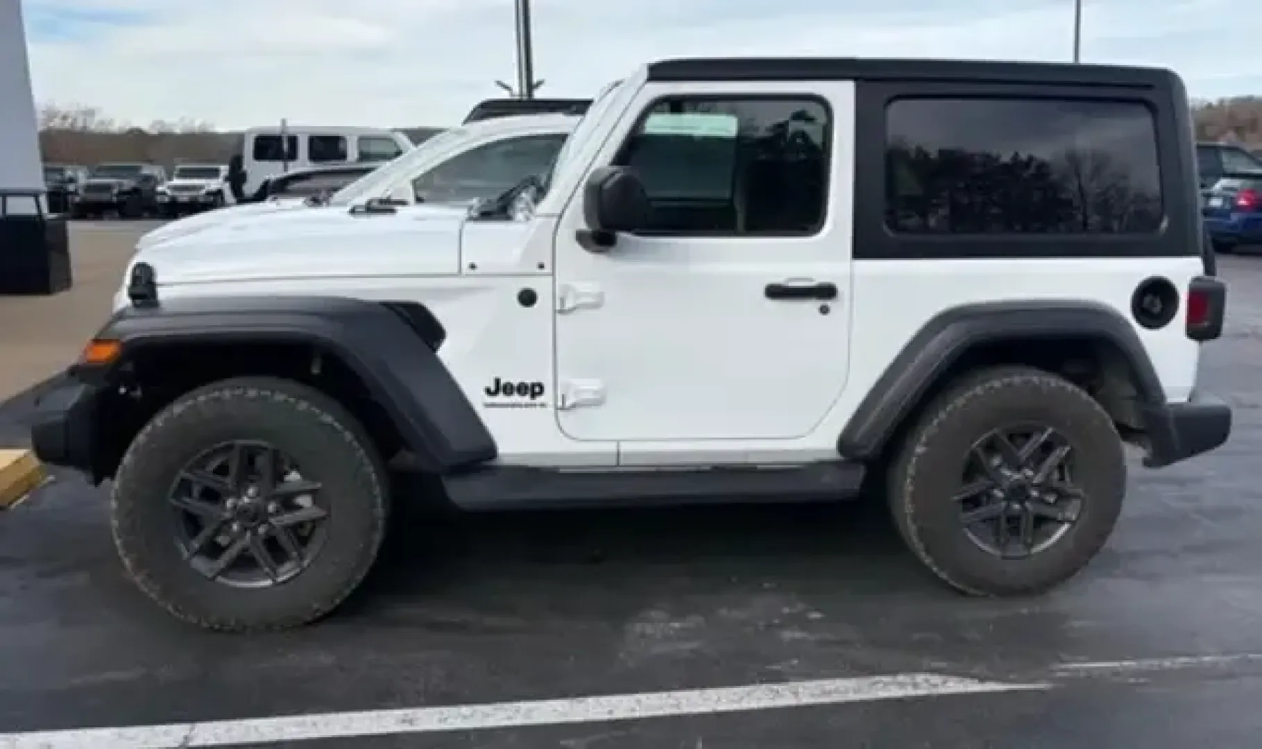 2025 /Black Jeep Wrangler Sport S (1C4PJXAN1SW) with an 2.0L L4 DOHC 16V TURBO engine, 6M transmission, located at 12830 Highway 21, De Soto, MO, 63020, (636) 337-7777, 38.153099, -90.573624 - **Unleash Your Adventurous Spirit with the 2025 Jeep Wrangler Sport S!**<br /> <br /> Are you ready to elevate your outdoor adventures or conquer your daily commute? The 2025 Jeep Wrangler Sport S isn't just an SUV; it's a lifestyle statement that excels in both rugged terrains and urban environment - Photo#29