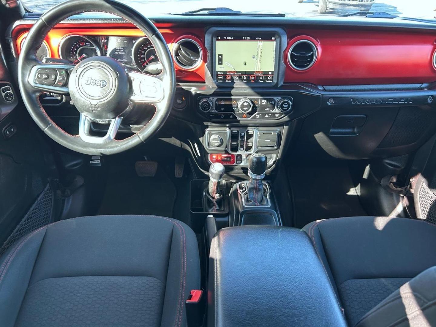 2021 /Black Cloth Jeep Wrangler Unlimited Rubicon (1C4HJXFN2MW) with an 2.0L L4 DOHC 16V TURBO engine, 6A transmission, located at 141 Commercial Dr, Fredericktown, MO, 63645, (573) 783-6432, 37.570087, -90.320648 - USED 2021 Jeep Wrangler Unlimited Rubicon from Pettus CDJR Farmington, Farmington MO. - Photo#9