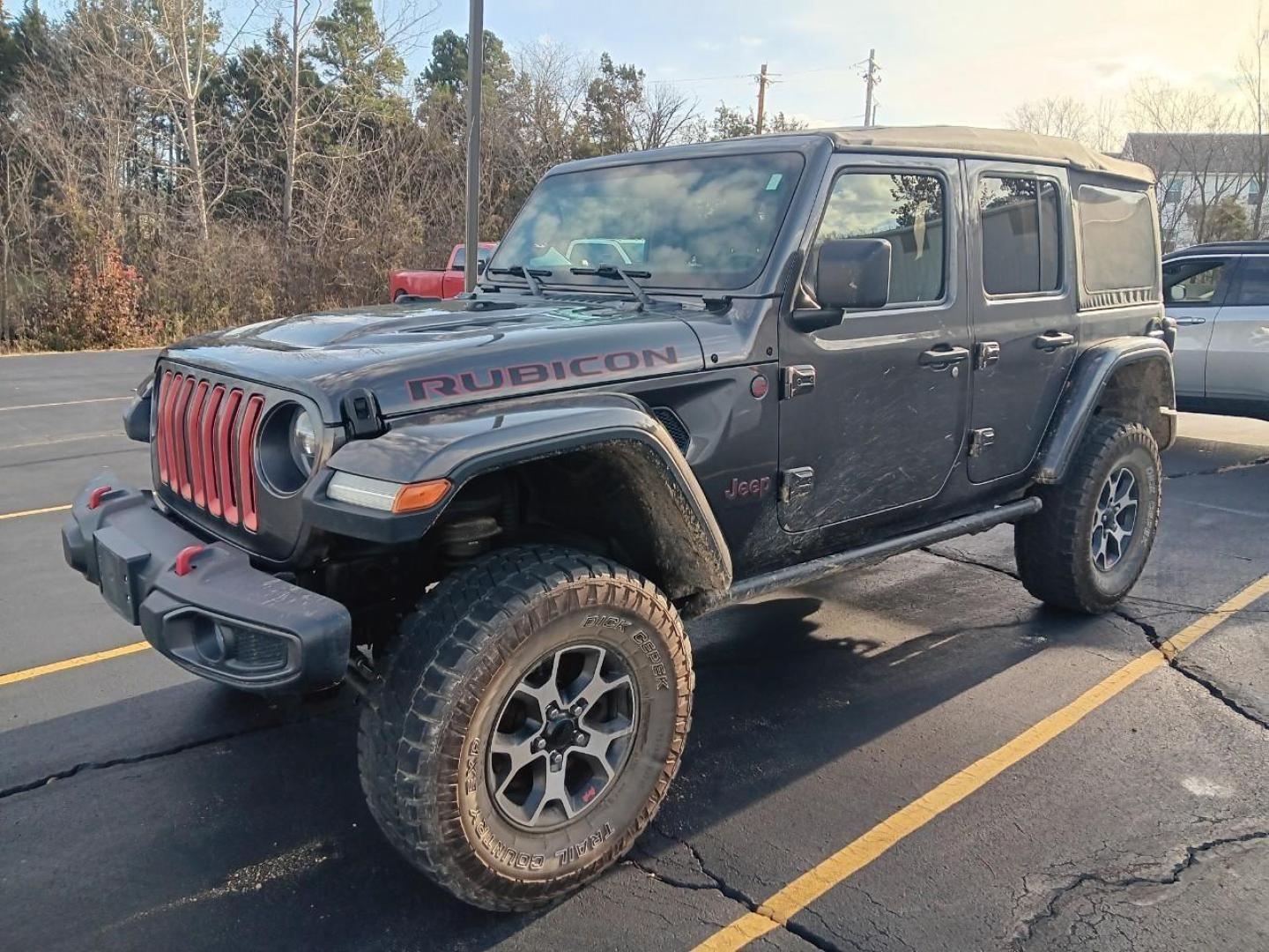 2021 /Black Cloth Jeep Wrangler Unlimited Rubicon (1C4HJXFN2MW) with an 2.0L L4 DOHC 16V TURBO engine, 6A transmission, located at 141 Commercial Dr, Fredericktown, MO, 63645, (573) 783-6432, 37.570087, -90.320648 - USED 2021 Jeep Wrangler Unlimited Rubicon from Pettus CDJR Farmington, Farmington MO. - Photo#2