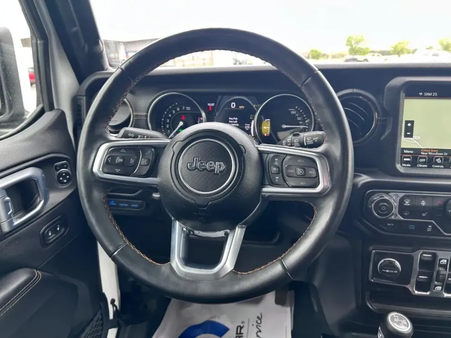 2022 /Black Leather Jeep Wrangler Unlimited Sahara High Altitude 4xe (1C4JJXP6XNW) with an 2.0L I4 DOHC DI Turbo PHEV engine, Automatic transmission, located at 970 Woodlawn Dr., Farmington, MO, 63640, (573) 431-7800, 37.825642, -90.468674 - Are you ready to elevate your adventures in style? The 2022 Jeep Wrangler Unlimited Sahara High Altitude 4xe is your ticket to unforgettable journeys, whether you're navigating the city streets of Farmington or exploring the picturesque trails of the surrounding countryside. Perfect for weekend esca - Photo#9