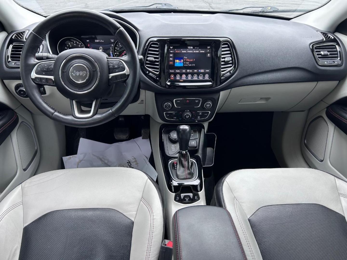 2018 /Ski Gray/Black Leather Jeep Compass Limited (3C4NJDCB2JT) with an 2.4L I4 Zero Evap M-Air engine, Automatic transmission, located at 970 Woodlawn Dr., Farmington, MO, 63640, (573) 431-7800, 37.825642, -90.468674 - USED 2018 Jeep Compass Limited from Pettus CDJR Farmington, Farmington MO. - Photo#10