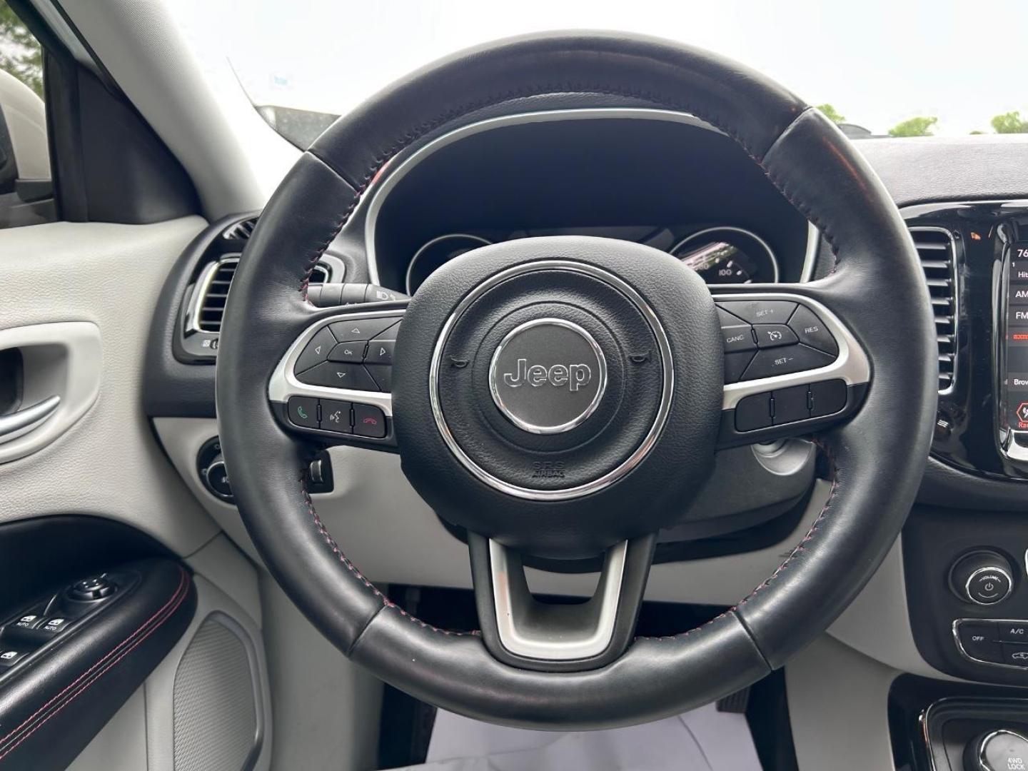 2018 /Ski Gray/Black Leather Jeep Compass Limited (3C4NJDCB2JT) with an 2.4L I4 Zero Evap M-Air engine, Automatic transmission, located at 970 Woodlawn Dr., Farmington, MO, 63640, (573) 431-7800, 37.825642, -90.468674 - USED 2018 Jeep Compass Limited from Pettus CDJR Farmington, Farmington MO. - Photo#11