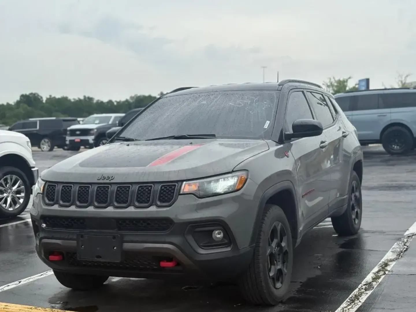 2024 /Ruby Red/Black Leather Jeep Compass Trailhawk (3C4NJDDN6RT) with an Other engine, Automatic transmission, located at 12836 Highway 21, De Soto, MO, 63020, (636) 337-7777, 38.151867, -90.575615 - USED 2024 Jeep Compass Trailhawk from Pettus Ford De Soto, De Soto MO. - Photo#0