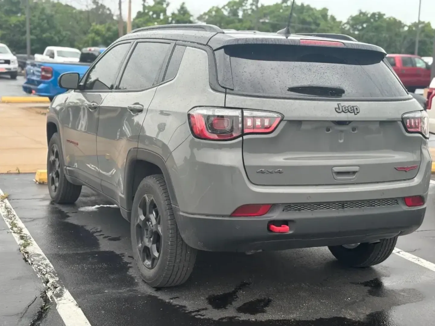 2024 /Ruby Red/Black Leather Jeep Compass Trailhawk (3C4NJDDN6RT) with an Other engine, Automatic transmission, located at 12836 Highway 21, De Soto, MO, 63020, (636) 337-7777, 38.151867, -90.575615 - USED 2024 Jeep Compass Trailhawk from Pettus Ford De Soto, De Soto MO. - Photo#2
