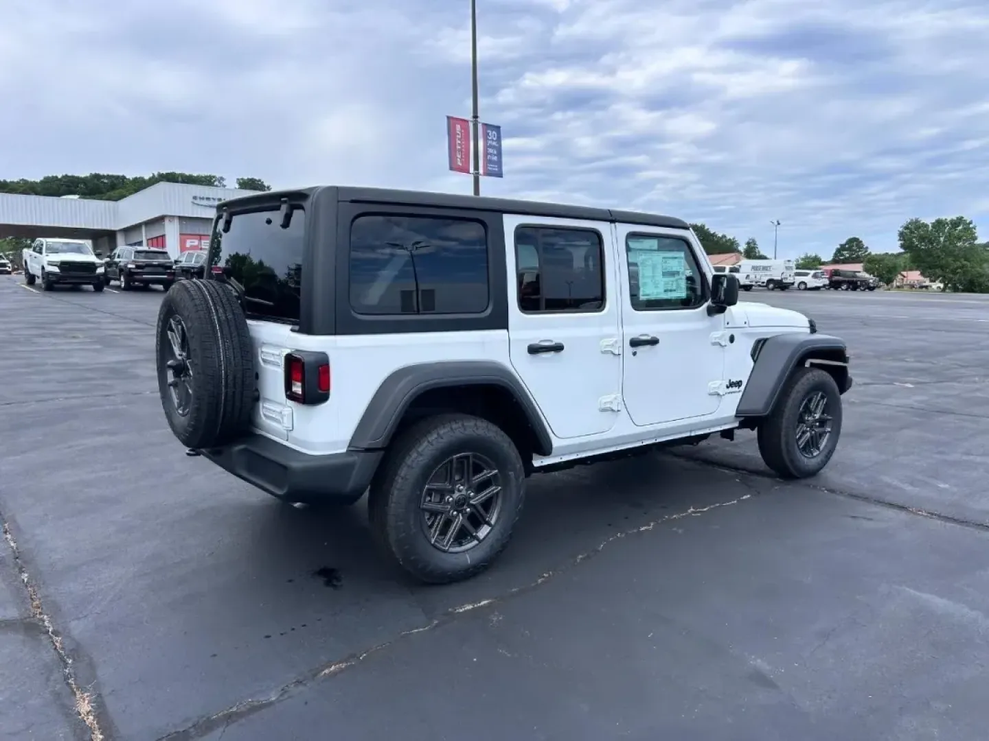 2025 /Black Cloth Jeep Wrangler Sport S (1C4PJXDG5SW) with an 3.6L V6 24V VVT UPG I engine, located at 970 Woodlawn Dr., Farmington, MO, 63640, (573) 431-7800, 37.825642, -90.468674 - **Unleash Your Adventurous Spirit with the 2025 Jeep Wrangler Sport S at Pettus CDJR Farmington!** <br /> <br /> If you're dreaming of weekend escapades through the Missouri wilderness or simply need a rugged yet stylish vehicle for daily commutes, the 2025 Jeep Wrangler Sport S is the perfect compa - Photo#2