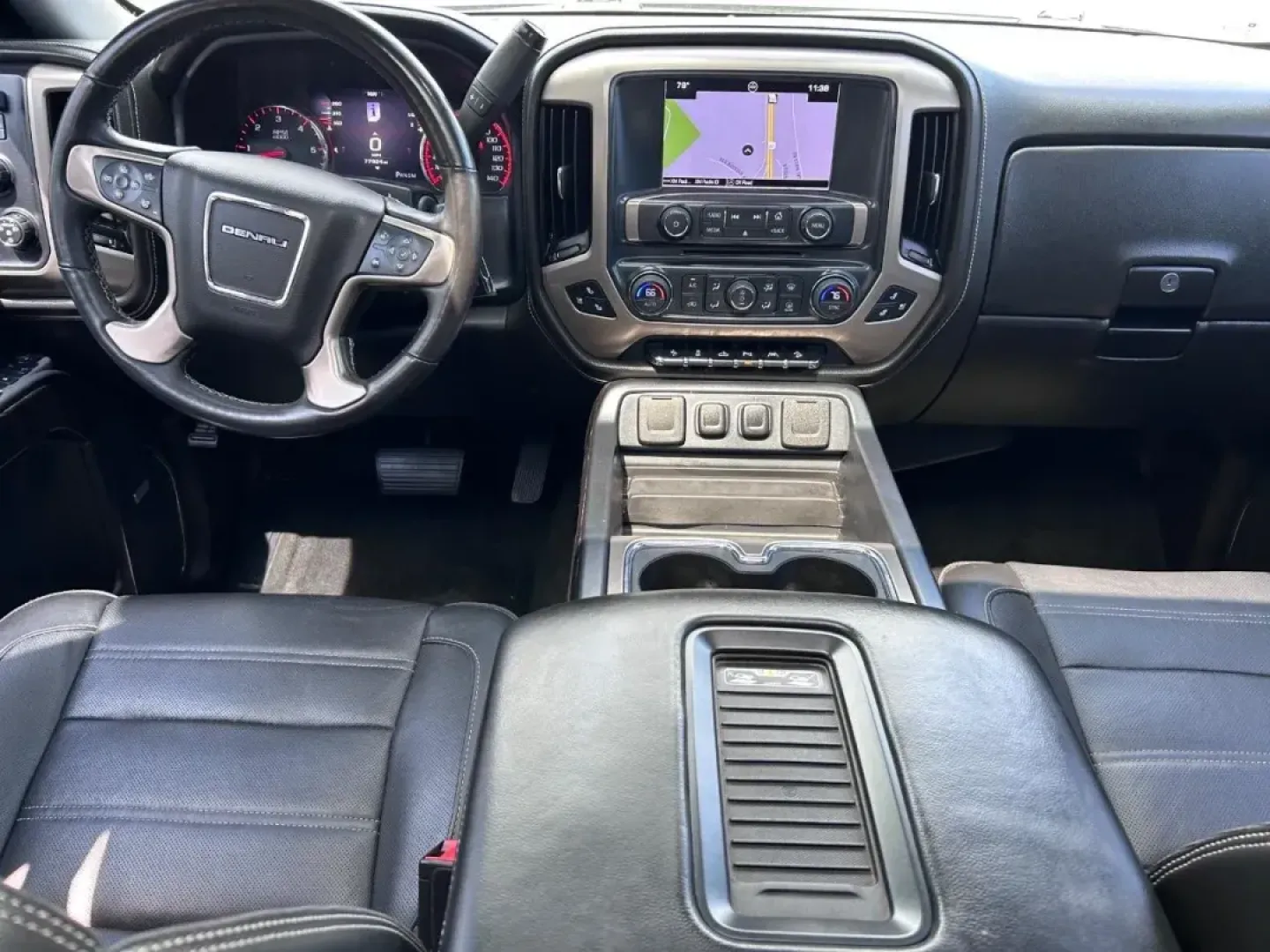 2016 /Jet Black Leather GMC Sierra 1500 Denali (3GTU2PEC1GG) with an 5.3L EcoTec3 V8 engine, Automatic transmission, located at 970 Woodlawn Dr., Farmington, MO, 63640, (573) 431-7800, 37.825642, -90.468674 - Adventure awaits with this stunning 2016 GMC Sierra 1500 Denali, a perfect blend of comfort and capability that makes it ideal for weekend getaways or daily commuting. If you're in the market for a rugged yet refined truck that can handle both work and play, look no further. This pre-owned beauty co - Photo#9