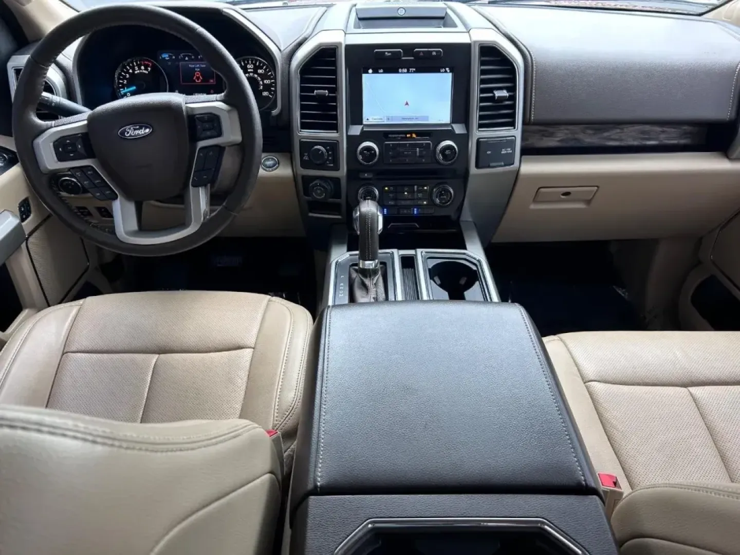 2018 /Medium Light Camel Leather Ford F-150 Lariat (1FTEW1EG1JK) with an 3.5L V6 Turbocharged engine, located at 141 Commercial Dr, Fredericktown, MO, 63645, (573) 783-6432, 37.570087, -90.320648 - Discover the perfect companion for both work and play with this stunning 2018 Ford F-150 Lariat, available now at Pettus Ford Fredericktown! Whether you're handling a busy workweek, planning weekend adventures, or transporting the family, this truck is designed to meet all your needs. Located conven - Photo#9