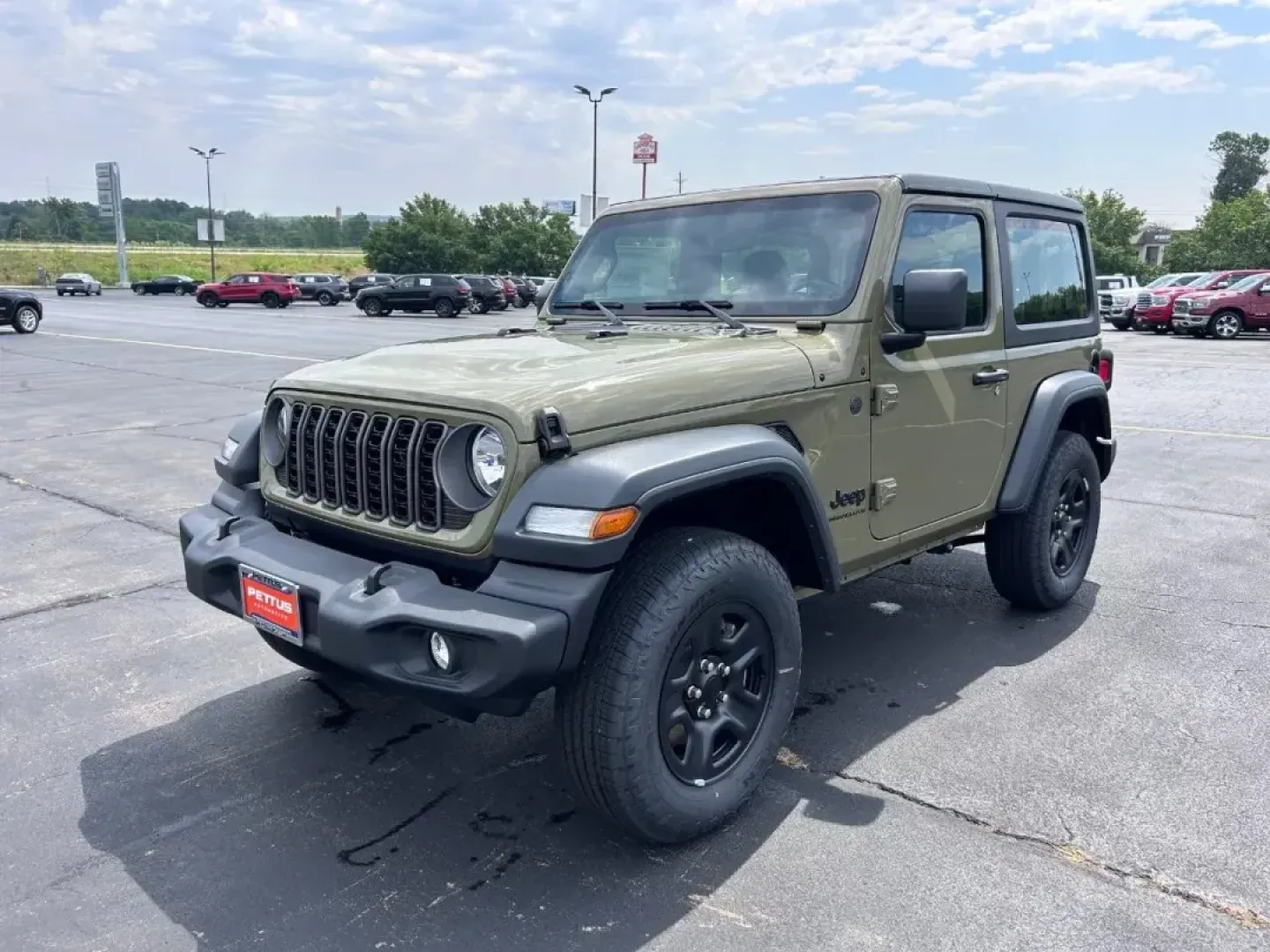 2025 /Black Cloth Jeep Wrangler Sport (1C4PJXAN4SW) with an 2.0L Turbocharged engine, located at 970 Woodlawn Dr., Farmington, MO, 63640, (573) 431-7800, 37.825642, -90.468674 - **Adventure Awaits: Explore the 2025 Jeep Wrangler at Pettus CDJR Farmington!**<br /> <br /> If you're ready to elevate your weekend adventures or daily commutes, look no further than the stunning 2025 Jeep Wrangler available at Pettus CDJR Farmington. This sport utility vehicle is perfect for thril - Photo#6