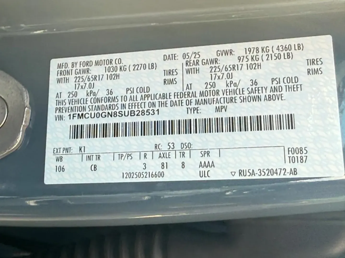 2025 /Ebony Cloth Ford Escape Active (1FMCU0GN8SU) with an 1.5L EcoBoost engine, Automatic transmission, located at 141 Commercial Dr, Fredericktown, MO, 63645, (573) 783-6432, 37.570087, -90.320648 - Elevate your adventures and daily commutes with the stunning 2025 Ford Escape Active, now available at Pettus Ford Fredericktown. This iconic SUV is not just a vehicle; it's a lifestyle companion, perfect for families, commuters, or anyone seeking versatility and style. With its spacious interior an - Photo#17