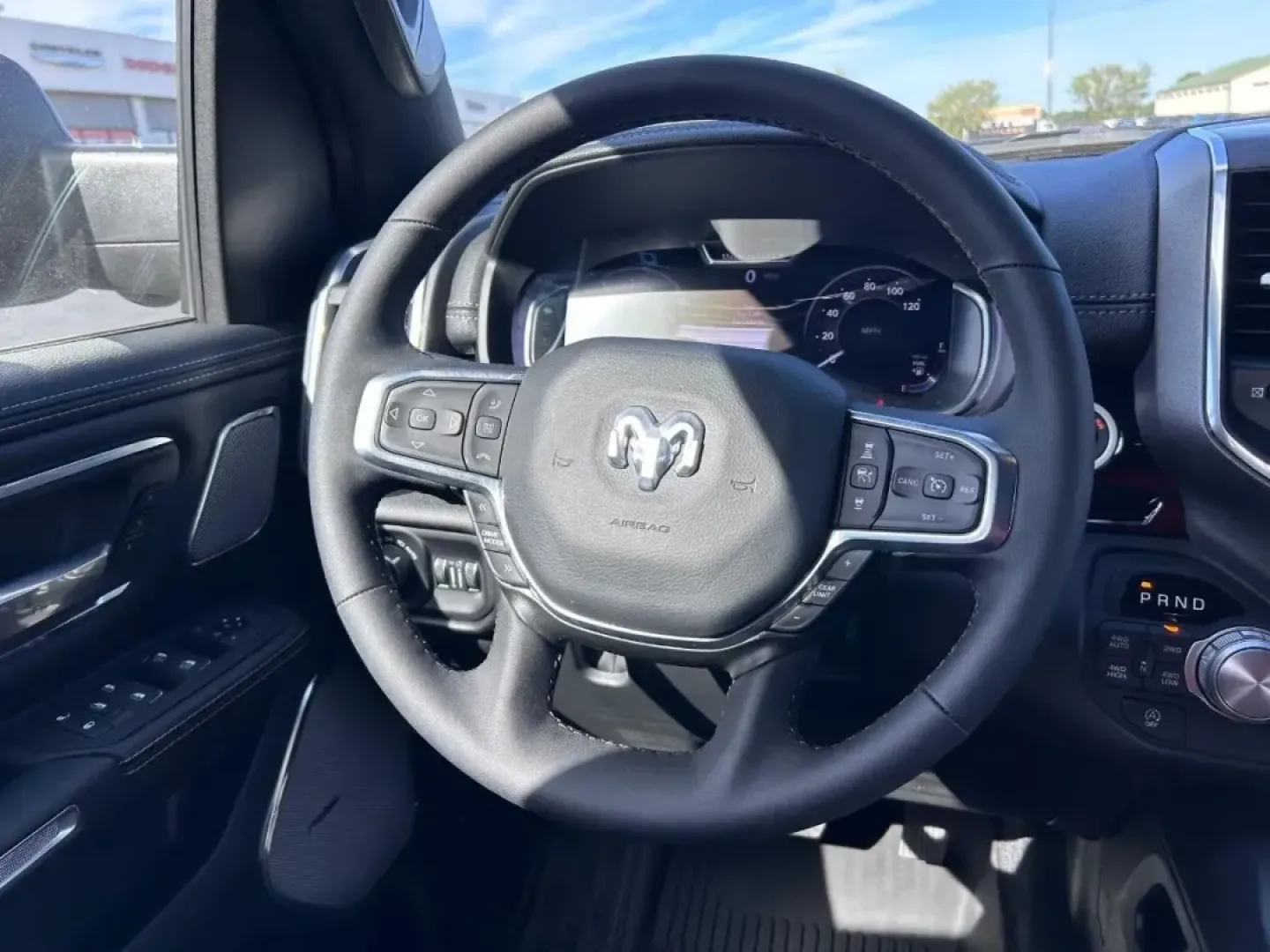 2025 /Black Leather Ram 1500 Laramie (1C6SRFJP4SN) with an 3.0L I6 Hurricane SO Twin Turbo ESS engine, Automatic transmission, located at 970 Woodlawn Dr., Farmington, MO, 63640, (573) 431-7800, 37.825642, -90.468674 - NEW 2025 Ram 1500 Laramie from Pettus CDJR Farmington, Farmington MO. - Photo#9