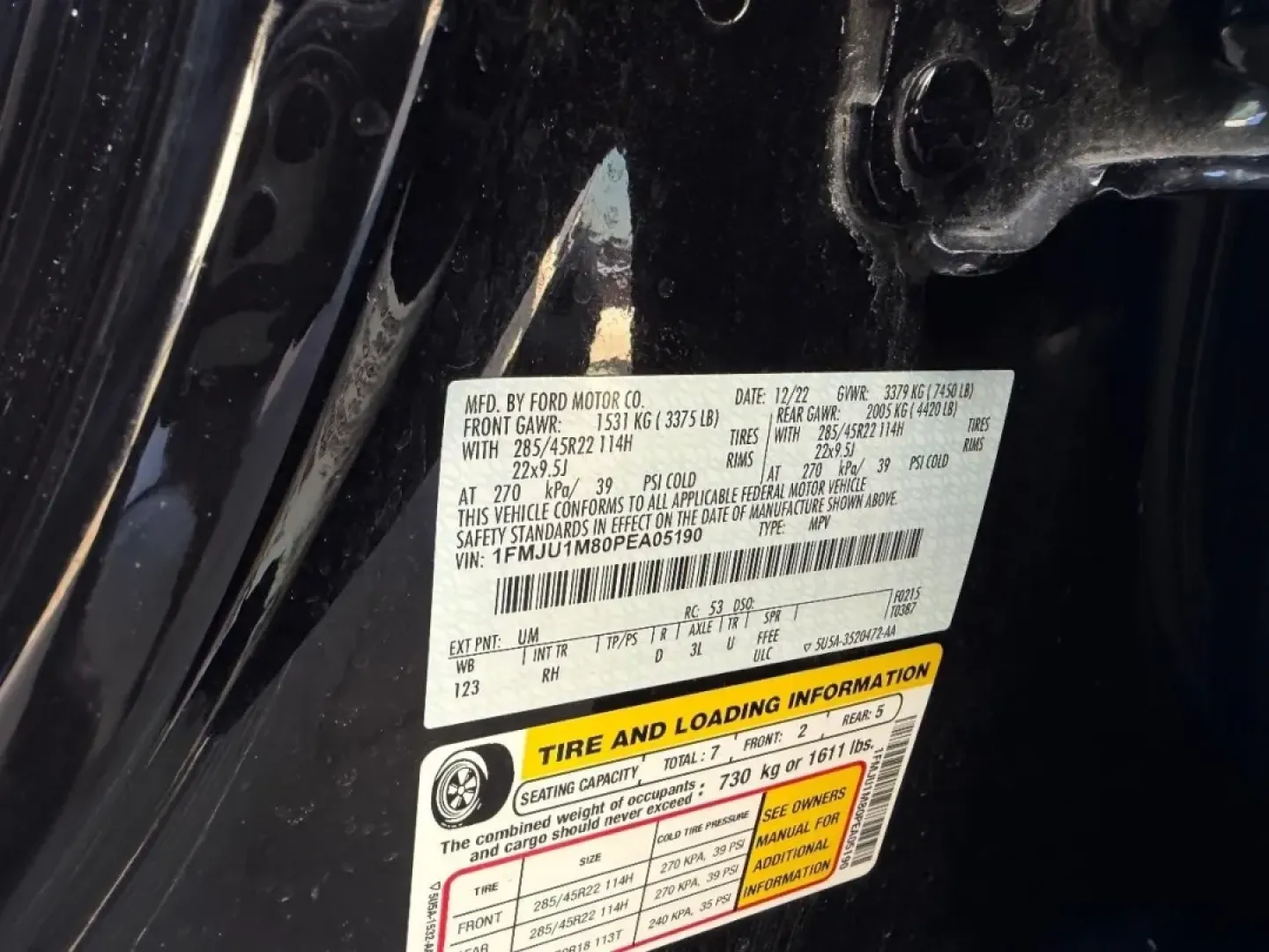 2023 /Black Onyx Leather Ford Expedition Platinum (1FMJU1M80PE) with an 3.5L EcoBoost V6 engine, Automatic transmission, located at 141 Commercial Dr, Fredericktown, MO, 63645, (573) 783-6432, 37.570087, -90.320648 - **Elevate Your Adventures with the 2023 Ford Expedition Platinum - Perfect for Family Journeys!**<br /> <br /> Are you looking for the ultimate family SUV that can handle everything from school drop-offs to weekend getaways? The 2023 Ford Expedition Platinum at Pettus Ford De Soto in De Soto, MO, is - Photo#27