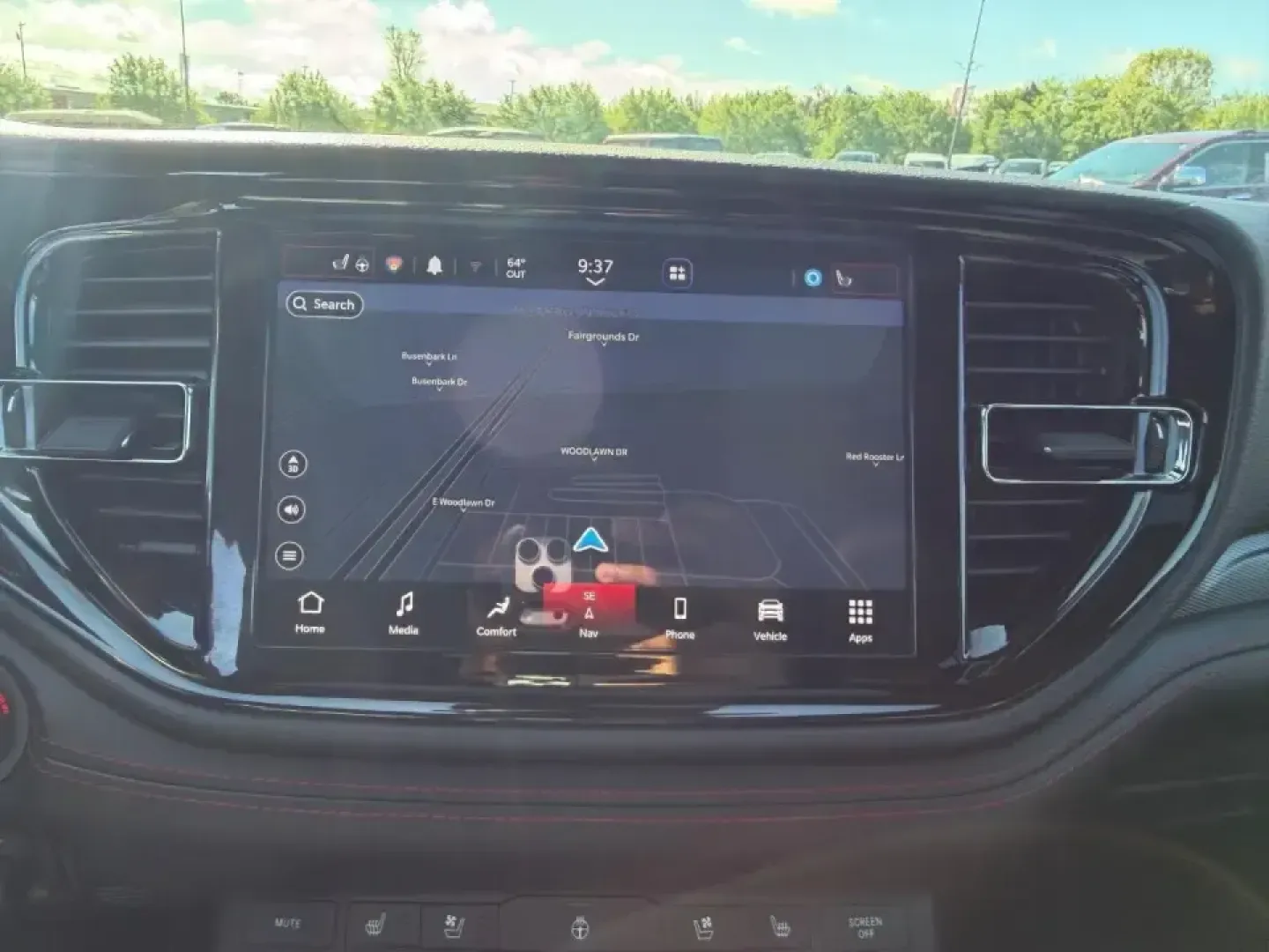 2023 /Black Leather Dodge Durango R/T Plus (1C4SDJCT5PC) with an 5.7L V8 HEMI MDS VVT engine, Automatic transmission, located at 970 Woodlawn Dr., Farmington, MO, 63640, (573) 431-7800, 37.825642, -90.468674 - Make every day feel like a getaway in this bold, family-ready performance SUV-perfect for school drop-offs, long commutes to St. Louis, and weekend road trips down US-67 with room for friends, gear, and plenty of attitude. This **2023 Dodge Durango R/T Plus AWD** blends muscle-car spirit with three- - Photo#17