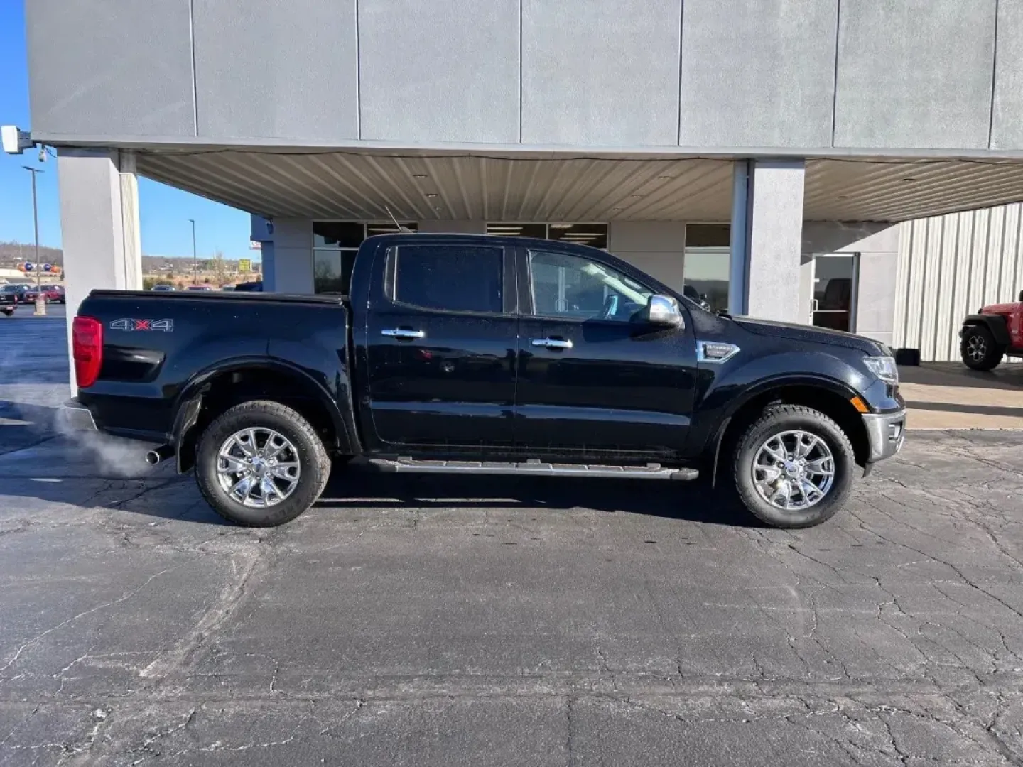 2019 /Ebony Leather Ford Ranger Lariat (1FTER4FH5KL) with an 2.3L EcoBoost engine, Automatic transmission, located at 141 Commercial Dr, Fredericktown, MO, 63645, (573) 783-6432, 37.570087, -90.320648 - USED 2019 Ford Ranger Lariat from Pettus Ford Fredericktown, Fredericktown MO. - Photo#0
