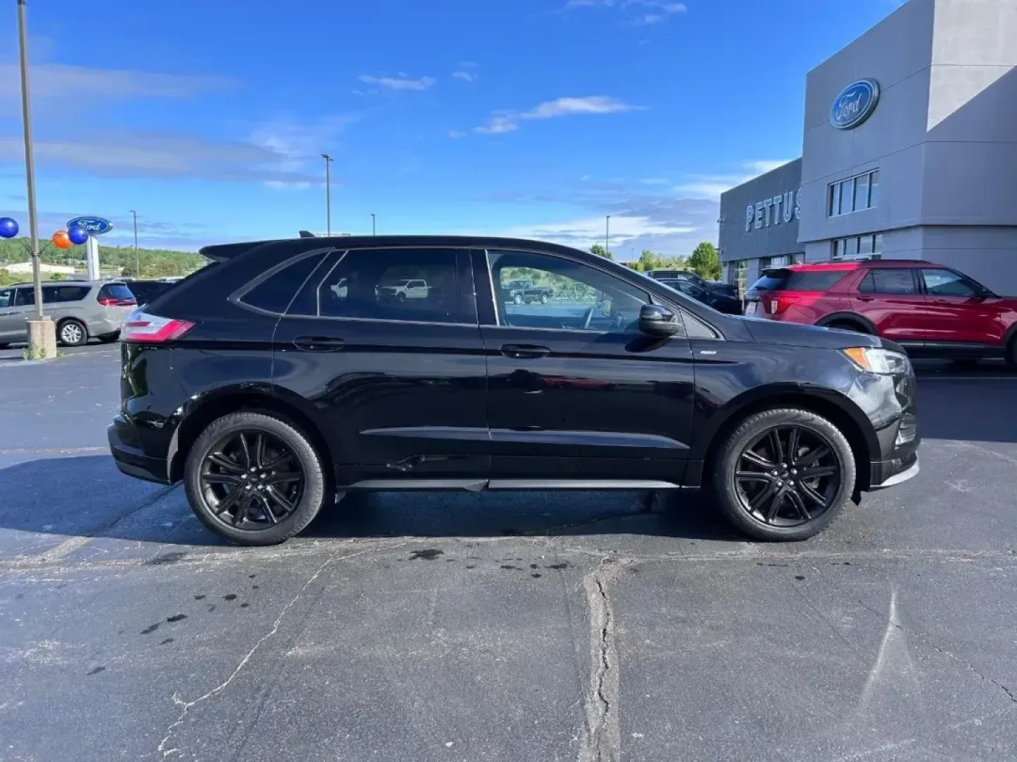 2023 /Ebony Leather Ford Edge ST Line (2FMPK4J9XPB) with an Twin-Scroll 2.0L EcoBoost engine, Automatic transmission, located at 141 Commercial Dr, Fredericktown, MO, 63645, (573) 783-6432, 37.570087, -90.320648 - USED 2023 Ford Edge ST Line from Pettus Ford Fredericktown, Fredericktown MO. - Photo#0