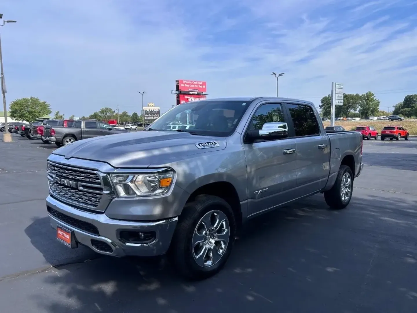 2023 /Diesel Gray/Black Cloth Ram 1500 Big Horn/Lone Star (1C6RRFFG1PN) with an 3.6L V6 24V VVT eTorque UPG I engine, located at 970 Woodlawn Dr., Farmington, MO, 63640, (573) 431-7800, 37.825642, -90.468674 - Looking for the perfect combination of ruggedness and refinement? Meet your ultimate companion for weekend adventures and daily commutes alike-a 2023 Ram 1500 Big Horn/Lone Star, available now at Pettus CDJR Farmington, your trusted OEM dealership located at 970 Woodlawn Drive, Farmington, MO 63640. - Photo#6