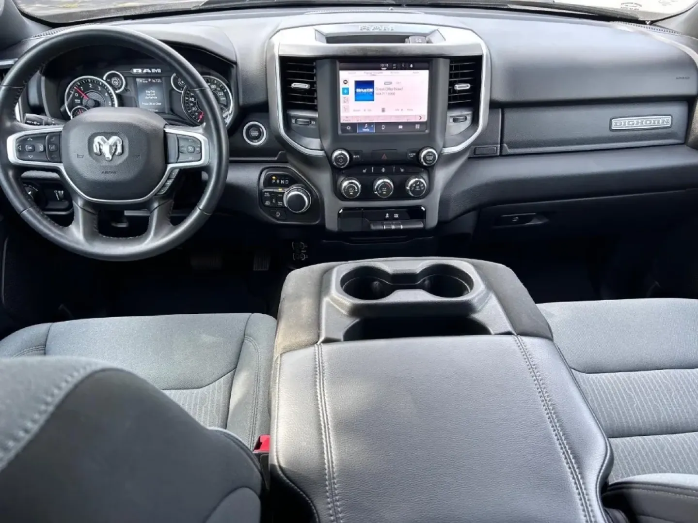 2023 /Diesel Gray/Black Cloth Ram 1500 Big Horn/Lone Star (1C6RRFFG1PN) with an 3.6L V6 24V VVT eTorque UPG I engine, located at 970 Woodlawn Dr., Farmington, MO, 63640, (573) 431-7800, 37.825642, -90.468674 - Looking for the perfect combination of ruggedness and refinement? Meet your ultimate companion for weekend adventures and daily commutes alike-a 2023 Ram 1500 Big Horn/Lone Star, available now at Pettus CDJR Farmington, your trusted OEM dealership located at 970 Woodlawn Drive, Farmington, MO 63640. - Photo#9