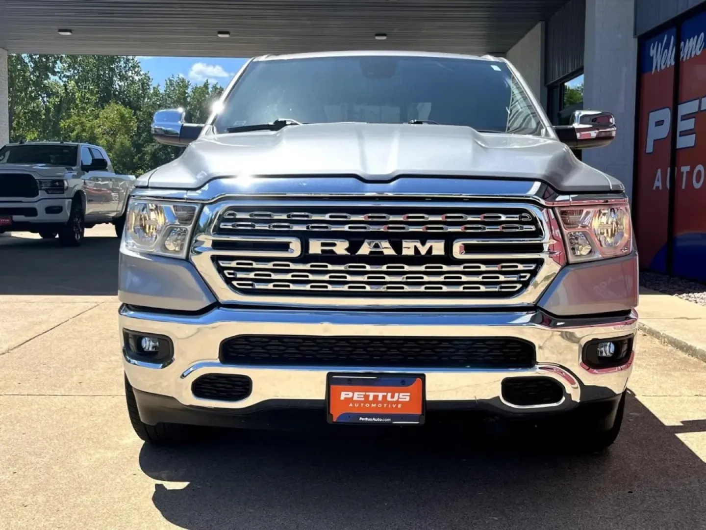 2023 /Diesel Gray/Black Cloth Ram 1500 Big Horn/Lone Star (1C6RRFFG1PN) with an 3.6L V6 24V VVT eTorque UPG I engine, located at 970 Woodlawn Dr., Farmington, MO, 63640, (573) 431-7800, 37.825642, -90.468674 - Looking for the perfect combination of ruggedness and refinement? Meet your ultimate companion for weekend adventures and daily commutes alike-a 2023 Ram 1500 Big Horn/Lone Star, available now at Pettus CDJR Farmington, your trusted OEM dealership located at 970 Woodlawn Drive, Farmington, MO 63640. - Photo#1
