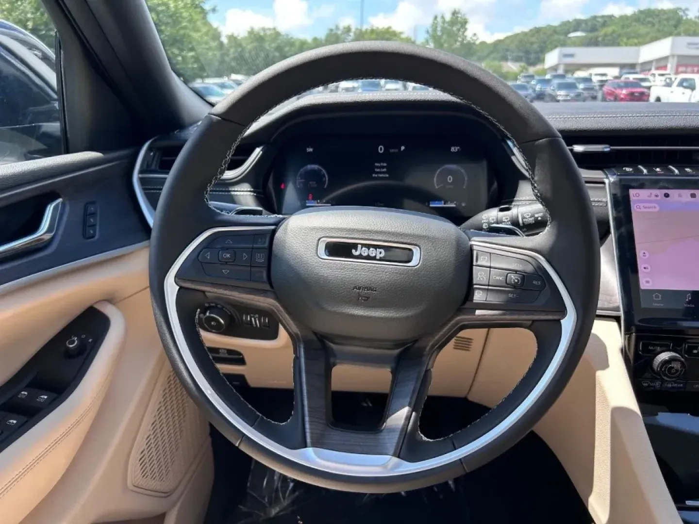 2025 /Wicker Beige/Black Leather Jeep Grand Cherokee Limited (1C4RJKBG5S8) with an 3.6L V6 24V VVT UPG I engine, located at 970 Woodlawn Dr., Farmington, MO, 63640, (573) 431-7800, 37.825642, -90.468674 - Explore the open road with confidence and style in the stunning 2025 Jeep Grand Cherokee L Limited, now available at Pettus CDJR Farmington. Located at 970 Woodlawn Drive in Farmington, MO, our OEM dealership specializes in quality used vehicles and is committed to helping you find the perfect match - Photo#12