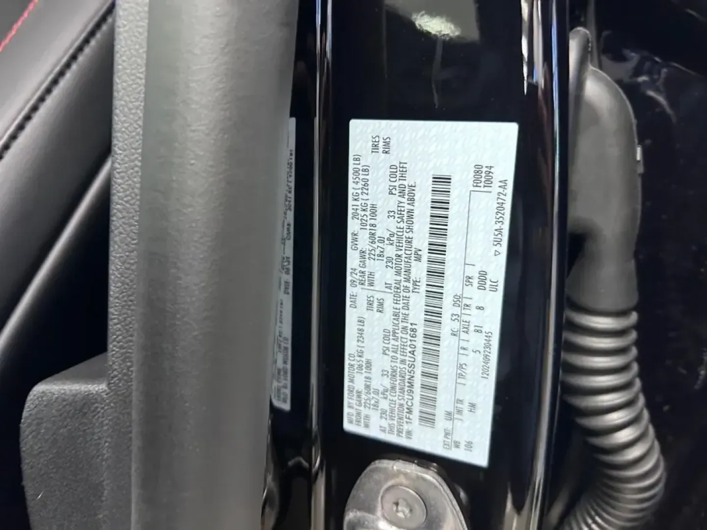 2025 /Ebony Leather Trimmed Ford Escape ST-Line (1FMCU9MN5SU) with an 1.5L EcoBoost engine, Automatic transmission, located at 141 Commercial Dr, Fredericktown, MO, 63645, (573) 783-6432, 37.570087, -90.320648 - **Explore Adventure in Style with This 2025 Ford Escape ST-Line!**<br /> <br /> Are you ready to elevate your lifestyle? The 2025 Ford Escape ST-Line is perfect for those seeking a versatile and stylish SUV that seamlessly fits into both your daily routine and weekend adventures. Whether you're comm - Photo#19