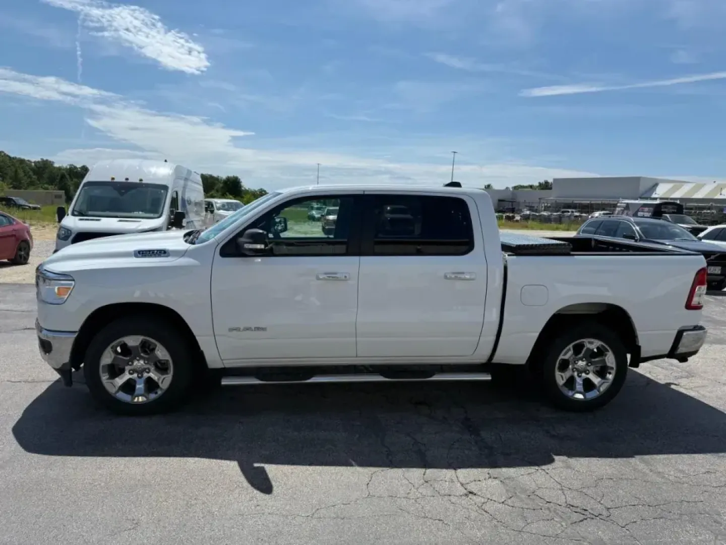 2019 /Diesel Gray/Black Cloth Ram 1500 Big Horn/Lone Star (1C6SRFFTXKN) with an Other engine, located at 12836 Highway 21, De Soto, MO, 63020, (636) 337-7777, 38.151867, -90.575615 - Are you in search of a powerful and versatile truck that can handle everything from weekend adventures to daily commutes? Look no further than this stunning 2019 Ram 1500 Big Horn/Lone Star, available now at Pettus Ford De Soto. This exceptional pre-owned truck, with only 33,980 miles, is perfect fo - Photo#1