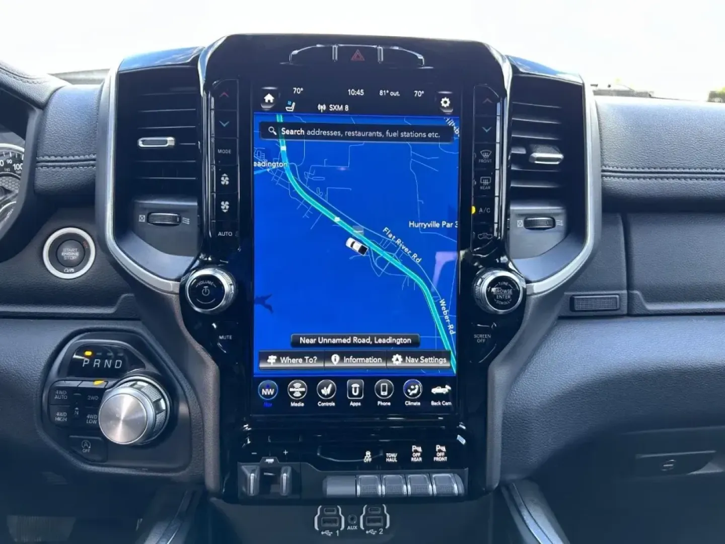 2020 /Black Leather Ram 1500 Laramie (1C6SRFJT0LN) with an 5.7L engine, located at 970 Woodlawn Dr., Farmington, MO, 63640, (573) 431-7800, 37.825642, -90.468674 - USED 2020 Ram 1500 Laramie from Pettus CDJR Farmington, Farmington MO. - Photo#13