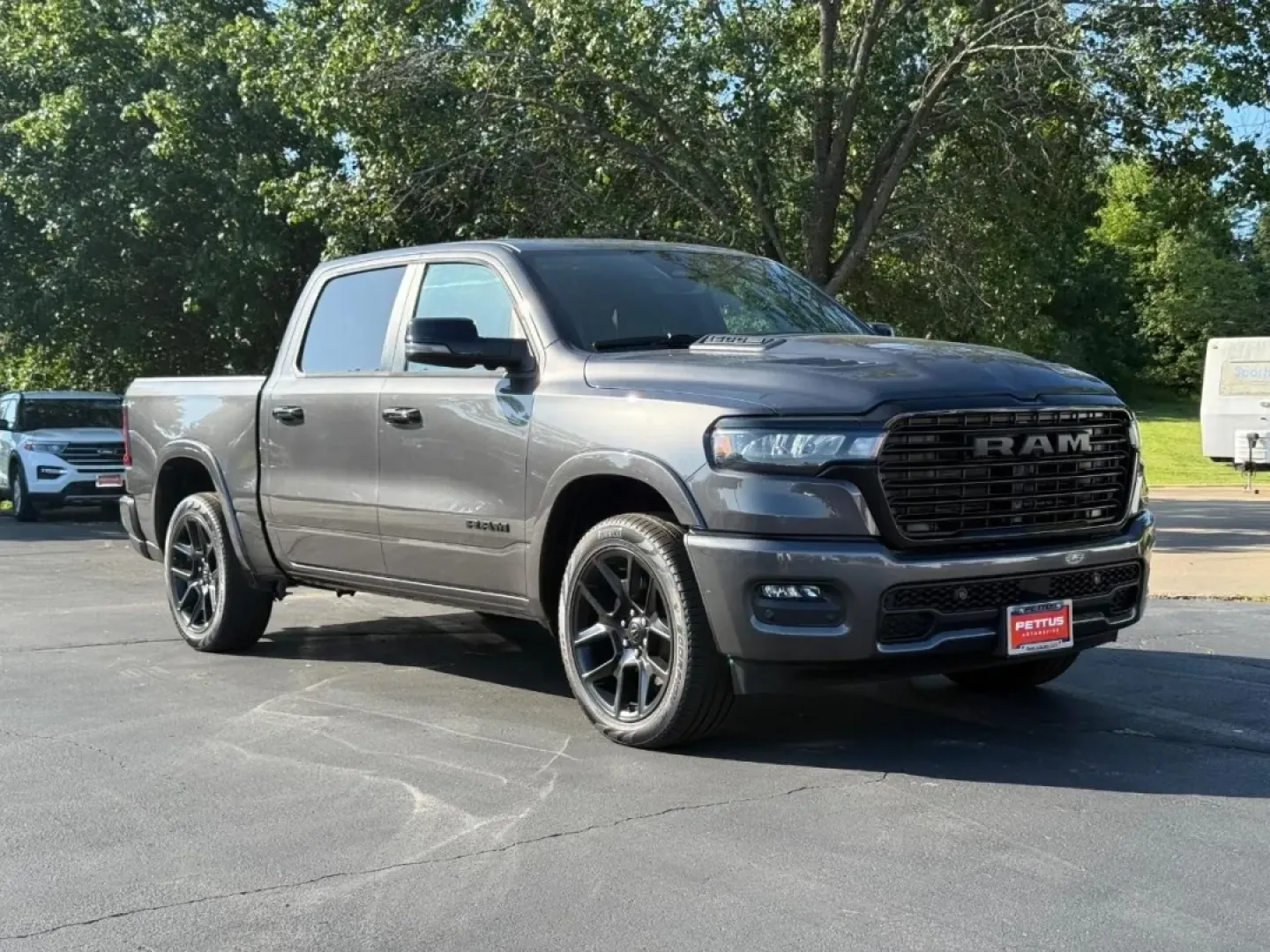 2025 /Black Leather Ram 1500 Laramie (1C6SRFJP7SN) with an 3.0L I6 Hurricane SO Twin Turbo ESS engine, Automatic transmission, located at 970 Woodlawn Dr., Farmington, MO, 63640, (573) 431-7800, 37.825642, -90.468674 - **Discover Your Next Adventure with the 2025 Ram 1500 Laramie at Pettus CDJR Farmington!**<br /> <br /> Looking for a truck that effortlessly blends power, luxury, and versatility? Whether you're hauling gear for your weekend adventures, commuting through the bustling streets of Farmington, or navig - Photo#0