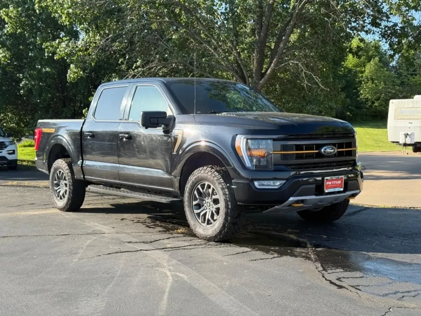 2022 /Black w/Medium Dark Slate Clot Ford F-150 Tremor (1FTEW1E80NF) with an 3.5L V6 engine, Automatic transmission, located at 970 Woodlawn Dr., Farmington, MO, 63640, (573) 431-7800, 37.825642, -90.468674 - Are you ready to elevate your weekend adventures or tackle your daily commute with confidence? Discover the perfect blend of power, versatility, and style with this excellent 2022 Ford F-150, available now at Pettus CDJR Farmington. If you're in search of **used cars near me** that deliver both perf - Photo#0