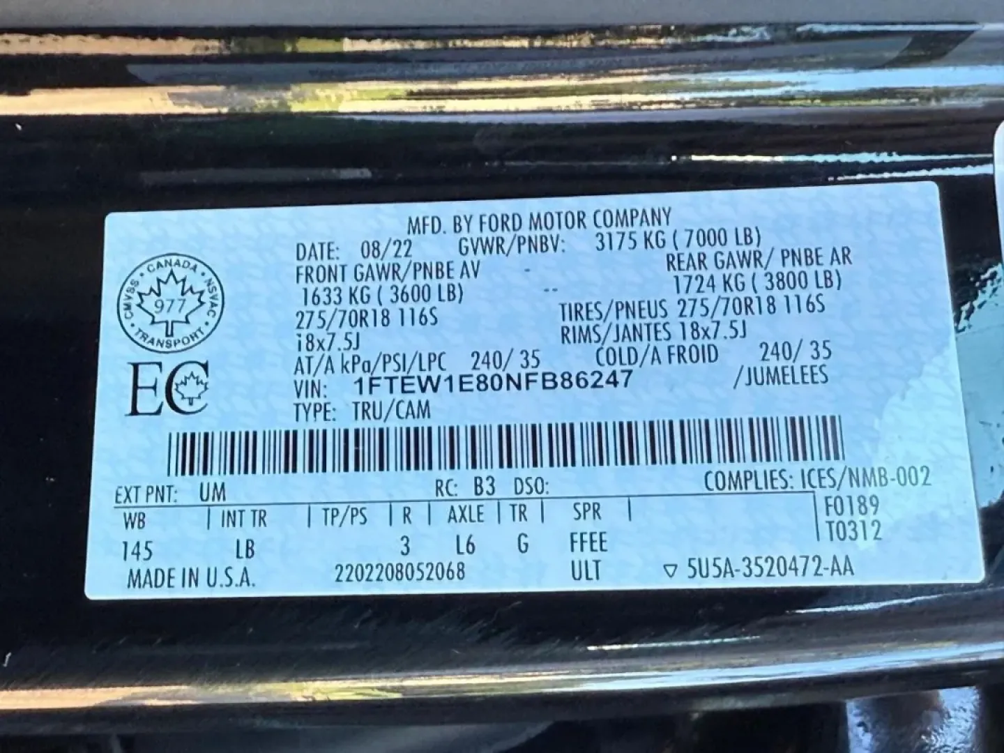 2022 /Black w/Medium Dark Slate Clot Ford F-150 Tremor (1FTEW1E80NF) with an 3.5L V6 engine, Automatic transmission, located at 970 Woodlawn Dr., Farmington, MO, 63640, (573) 431-7800, 37.825642, -90.468674 - Are you ready to elevate your weekend adventures or tackle your daily commute with confidence? Discover the perfect blend of power, versatility, and style with this excellent 2022 Ford F-150, available now at Pettus CDJR Farmington. If you're in search of **used cars near me** that deliver both perf - Photo#29