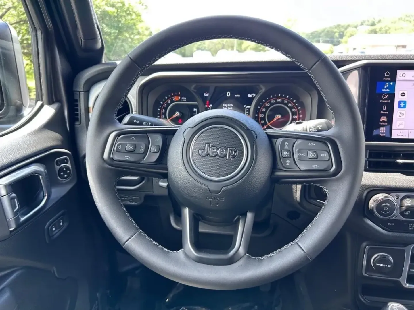 2025 /Black Cloth Jeep Wrangler Sport S (1C4PJXDG0SW) with an 3.6L V6 24V VVT UPG I engine, located at 970 Woodlawn Dr., Farmington, MO, 63640, (573) 431-7800, 37.825642, -90.468674 - **Unleash Adventure with the 2025 Jeep Wrangler at Pettus CDJR Farmington!**<br /> <br /> Are you ready to conquer the wild while keeping your family comfortable? The 2025 Jeep Wrangler is your ticket to endless adventures, whether it's a weekend camping trip, a tailgate party, or off-roading in the - Photo#8