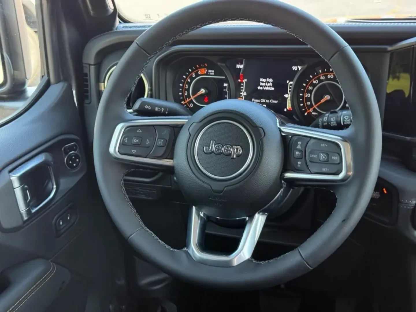 2025 /Black Leather Jeep Wrangler Sahara (1C4PJXEG2SW) with an 3.6L V6 engine, Automatic transmission, located at 970 Woodlawn Dr., Farmington, MO, 63640, (573) 431-7800, 37.825642, -90.468674 - Adventure awaits with the 2025 Jeep Wrangler Sahara, an SUV designed for those who crave both rugged exploration and everyday practicality. Perfect for weekend getaways to nearby destinations like the Mark Twain National Forest or leisurely drives through vibrant neighborhoods in Farmington, MO, thi - Photo#7