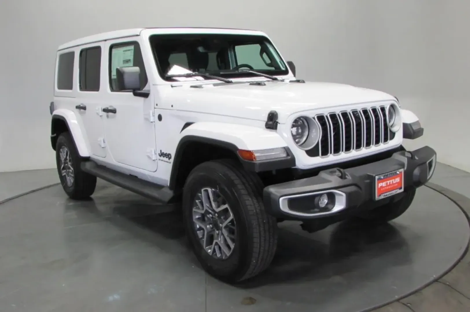 2025 /Black Leather Jeep Wrangler Sahara (1C4PJXEG5SW) with an Other engine, Automatic transmission, located at 12830 Highway 21, De Soto, MO, 63020, (636) 337-7777, 38.153099, -90.573624 - ### Discover Your Adventure with the 2025 Jeep Wrangler Sahara at Pettus CDJR DeSoto<br /> <br /> If you're ready to elevate your lifestyle and explore the great outdoors, the 2025 Jeep Wrangler Sahara is your ticket to exhilarating adventures! This rugged yet refined SUV is perfect for weekend geta - Photo#0
