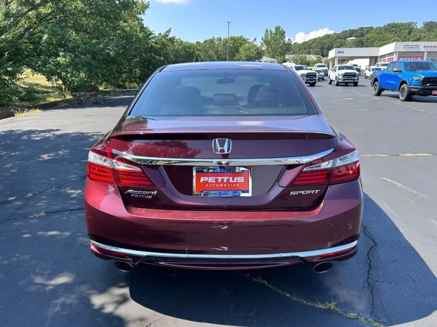 2016 /Black Leather Trimmed Honda Accord Sport (1HGCR2F54GA) with an 2.4L 16-Valve DOHC i-VTEC I-4 engine, Automatic transmission, located at 970 Woodlawn Dr., Farmington, MO, 63640, (573) 431-7800, 37.825642, -90.468674 - **Discover the Perfect Blend of Comfort and Efficiency with this 2016 Honda Accord Sedan at Pettus CDJR Farmington!**<br /> <br /> Are you seeking a reliable vehicle that effortlessly combines style, efficiency, and spaciousness for your daily commute or weekend getaways? Look no further! This 2016 - Photo#3