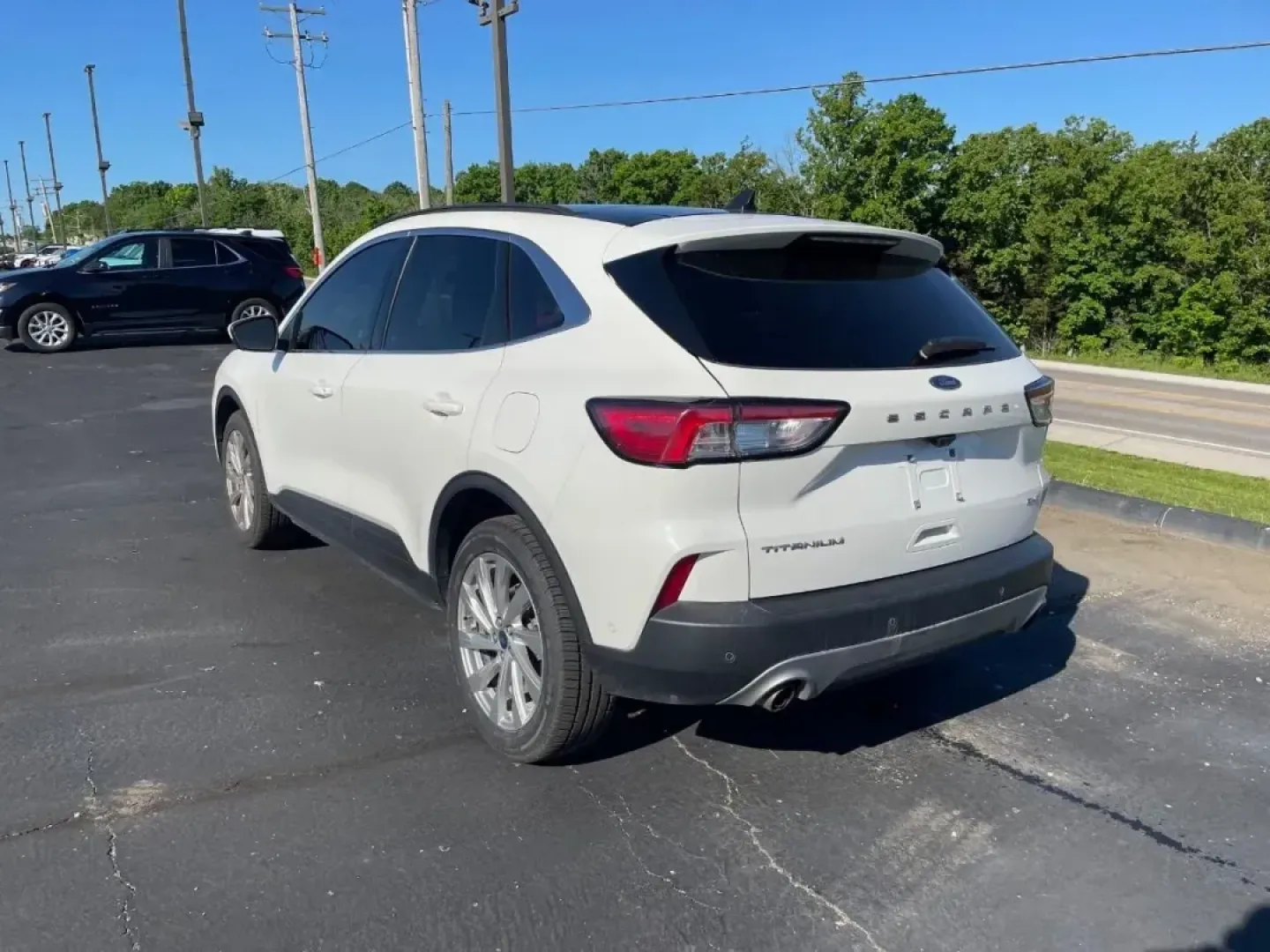 2021 /Ebony/Sandstone Leather Trimme Ford Escape Titanium (1FMCU9J95MU) with an Other engine, Automatic transmission, located at 12836 Highway 21, De Soto, MO, 63020, (636) 337-7777, 38.151867, -90.575615 - USED 2021 Ford Escape Titanium from Pettus Ford De Soto, De Soto MO. - Photo#2