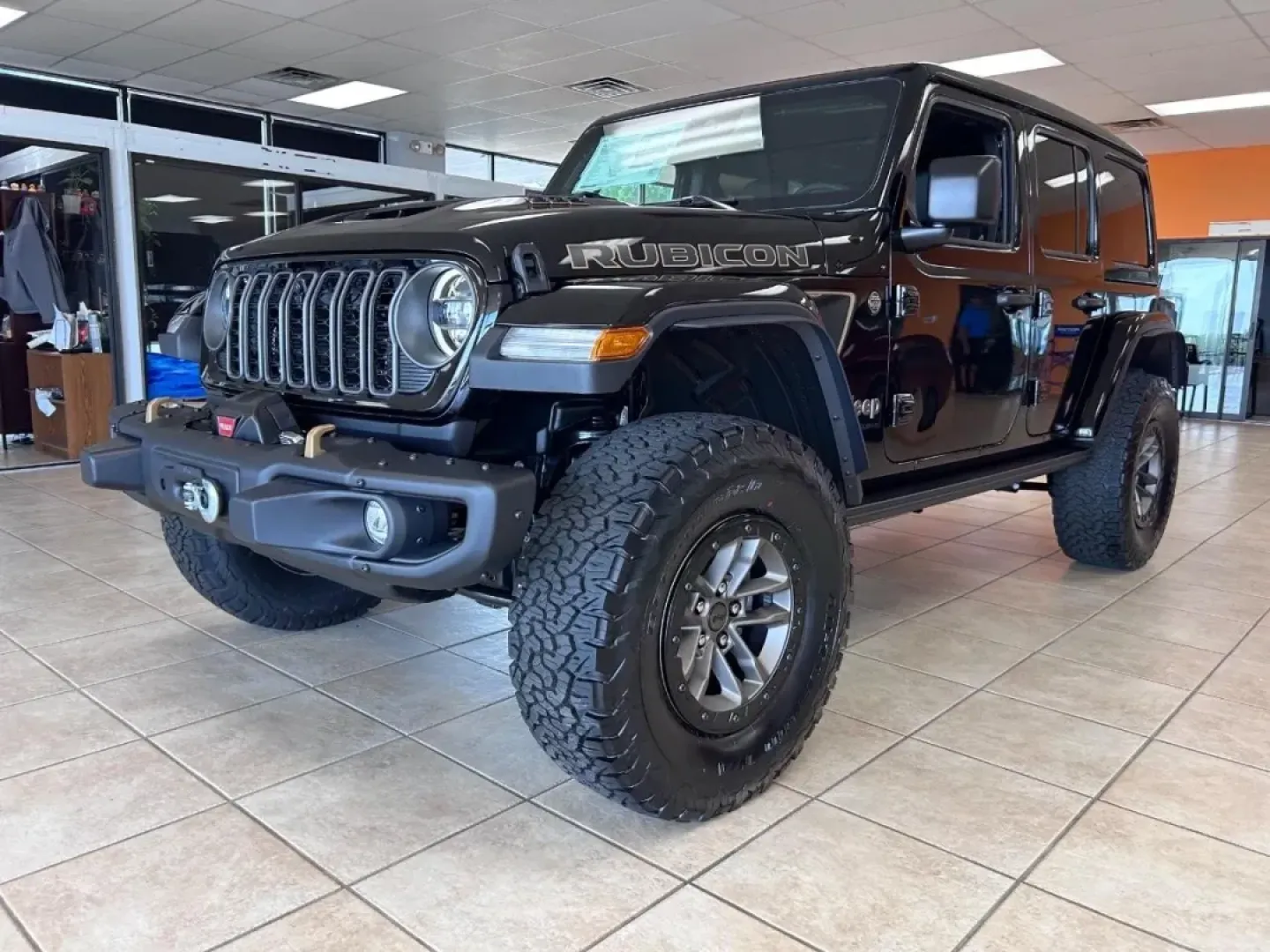 2025 /Black Leather Jeep Wrangler Rubicon 392 (1C4RJXSJ0SW) with an 6.4L V8 SRT HEMI MDS engine, Automatic transmission, located at 970 Woodlawn Dr., Farmington, MO, 63640, (573) 431-7800, 37.825642, -90.468674 - **Adventure Awaits: Experience the 2025 Jeep Wrangler Rubicon 392 Final Edition**<br /> <br /> Are you ready to elevate your outdoor escapades? Whether you're hitting the trails, navigating rugged terrain, or embarking on a family road trip, the 2025 Jeep Wrangler Rubicon 392 Final Edition is the pe - Photo#6