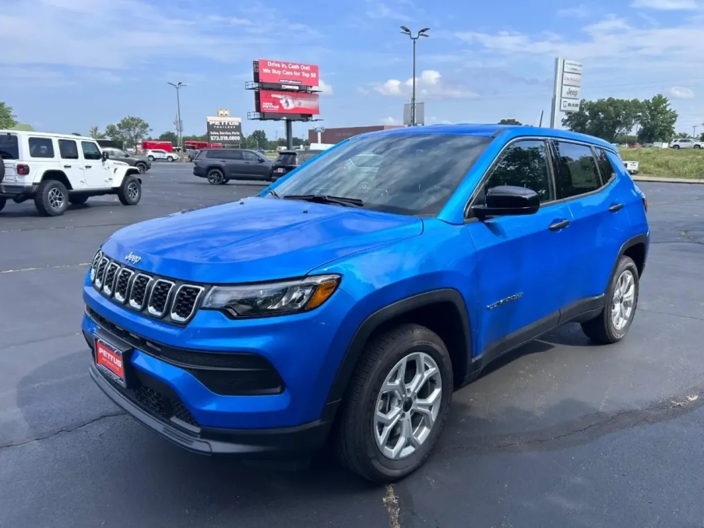 2025 /Black Cloth Jeep Compass Sport (3C4NJDAN8ST) with an 2.0L I4 DOHC DI Turbo engine, Automatic transmission, located at 970 Woodlawn Dr., Farmington, MO, 63640, (573) 431-7800, 37.825642, -90.468674 - **Unleash Your Adventurous Spirit with the 2025 Jeep Compass Sport at Pettus CDJR Farmington!**<br /> <br /> Looking for a vehicle that perfectly balances style, performance, and functionality? The 2025 Jeep Compass Sport is your ideal companion for weekend adventures or daily commutes. With its cap - Photo#6