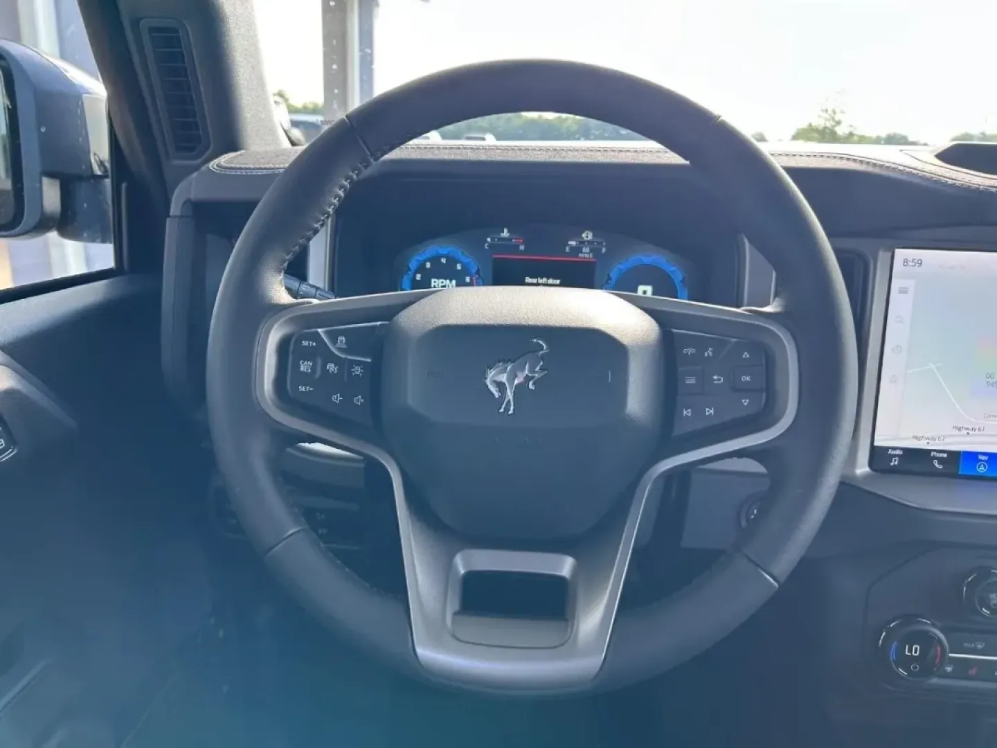 2025 /Black Onyx Leather Ford Bronco Outer Banks (1FMEE8BP7SL) with an 2.7L V6 engine, Automatic transmission, located at 141 Commercial Dr, Fredericktown, MO, 63645, (573) 783-6432, 37.570087, -90.320648 - Explore the great outdoors or tackle your daily commute with style and ease in this stunning **2025 Ford Bronco Outer Banks**. Perfect for weekend excursions or just navigating through the hustle and bustle of Fredericktown, MO, this SUV represents the ideal blend of rugged capability and modern com - Photo#10