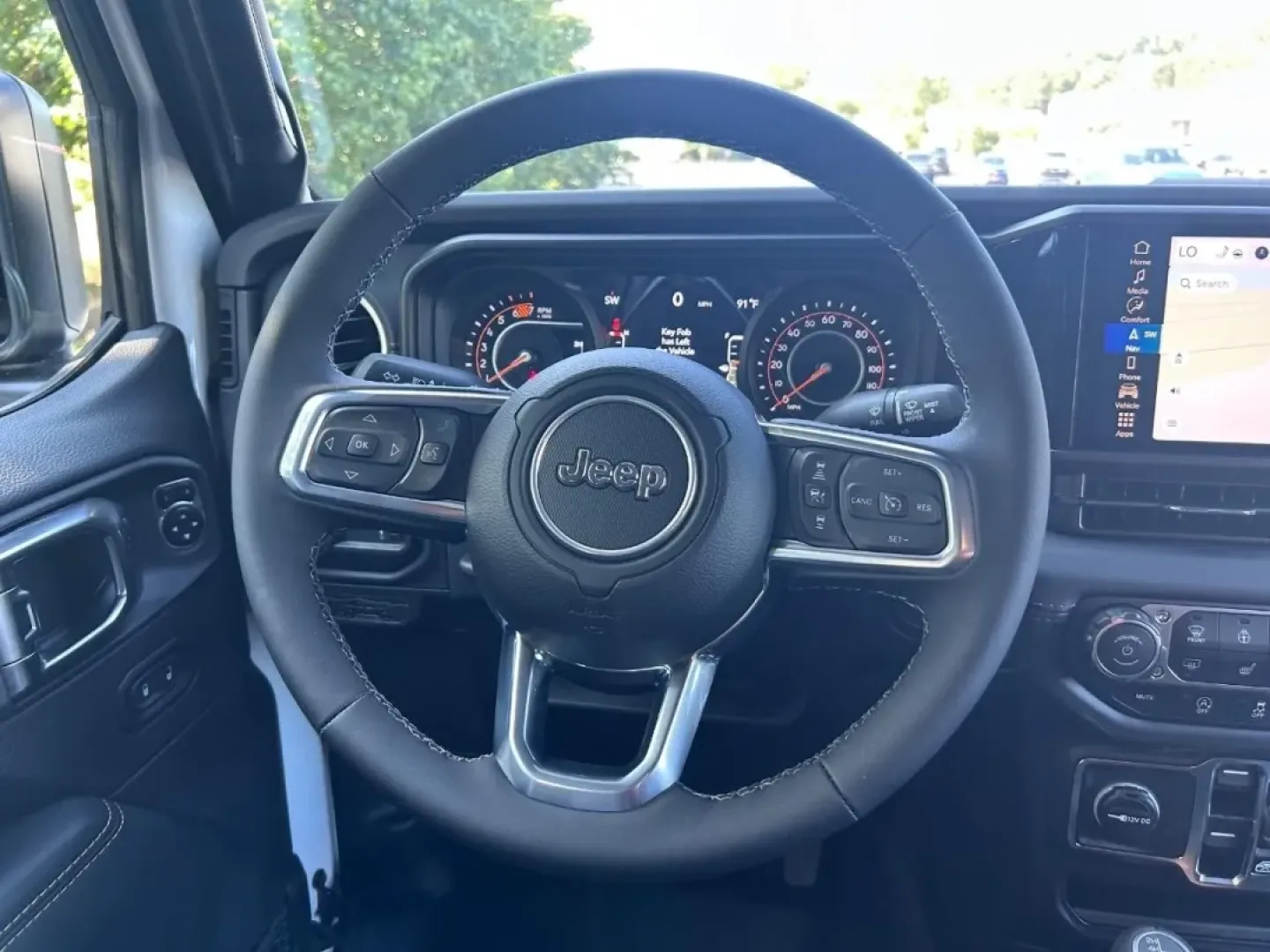 2025 /Black Leather Jeep Wrangler Sahara (1C4PJXEG9SW) with an 3.6L V6 engine, Automatic transmission, located at 970 Woodlawn Dr., Farmington, MO, 63640, (573) 431-7800, 37.825642, -90.468674 - **Adventure Awaits! Discover the 2025 Jeep Wrangler Sahara at Pettus CDJR Farmington**<br /> <br /> Are you ready to take on the great outdoors or embark on your next family road trip? Look no further than the **2025 Jeep Wrangler Sahara**, a perfect blend of ruggedness and comfort tailored for adve - Photo#10