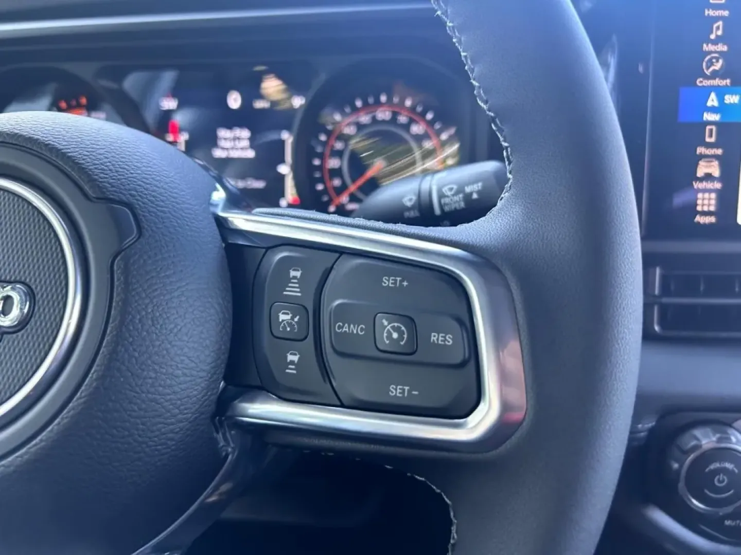 2025 /Black Leather Jeep Wrangler Sahara (1C4PJXEG9SW) with an 3.6L V6 engine, Automatic transmission, located at 970 Woodlawn Dr., Farmington, MO, 63640, (573) 431-7800, 37.825642, -90.468674 - **Adventure Awaits! Discover the 2025 Jeep Wrangler Sahara at Pettus CDJR Farmington**<br /> <br /> Are you ready to take on the great outdoors or embark on your next family road trip? Look no further than the **2025 Jeep Wrangler Sahara**, a perfect blend of ruggedness and comfort tailored for adve - Photo#12