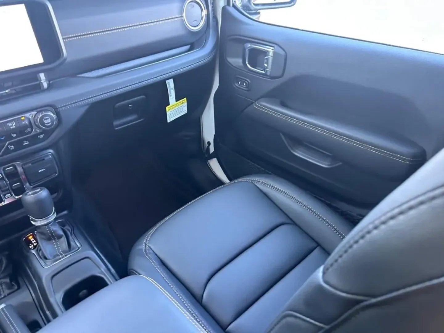 2025 /Black Leather Jeep Wrangler Sahara (1C4PJXEG9SW) with an 3.6L V6 engine, Automatic transmission, located at 970 Woodlawn Dr., Farmington, MO, 63640, (573) 431-7800, 37.825642, -90.468674 - **Adventure Awaits! Discover the 2025 Jeep Wrangler Sahara at Pettus CDJR Farmington**<br /> <br /> Are you ready to take on the great outdoors or embark on your next family road trip? Look no further than the **2025 Jeep Wrangler Sahara**, a perfect blend of ruggedness and comfort tailored for adve - Photo#16