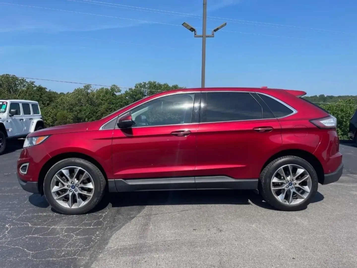 2017 Ford Edge Titanium (2FMPK4K90HB) with an Other engine, located at 12836 Highway 21, De Soto, MO, 63020, (636) 337-7777, 38.151867, -90.575615 - Are you ready to elevate your daily commute or weekend adventures? Look no further! This 2017 Ford Edge Titanium is the perfect blend of style, comfort, and versatility, making it an ideal choice for families, commuters, and adventure-seekers alike. At Pettus Ford De Soto, your trusted OEM dealershi - Photo#1