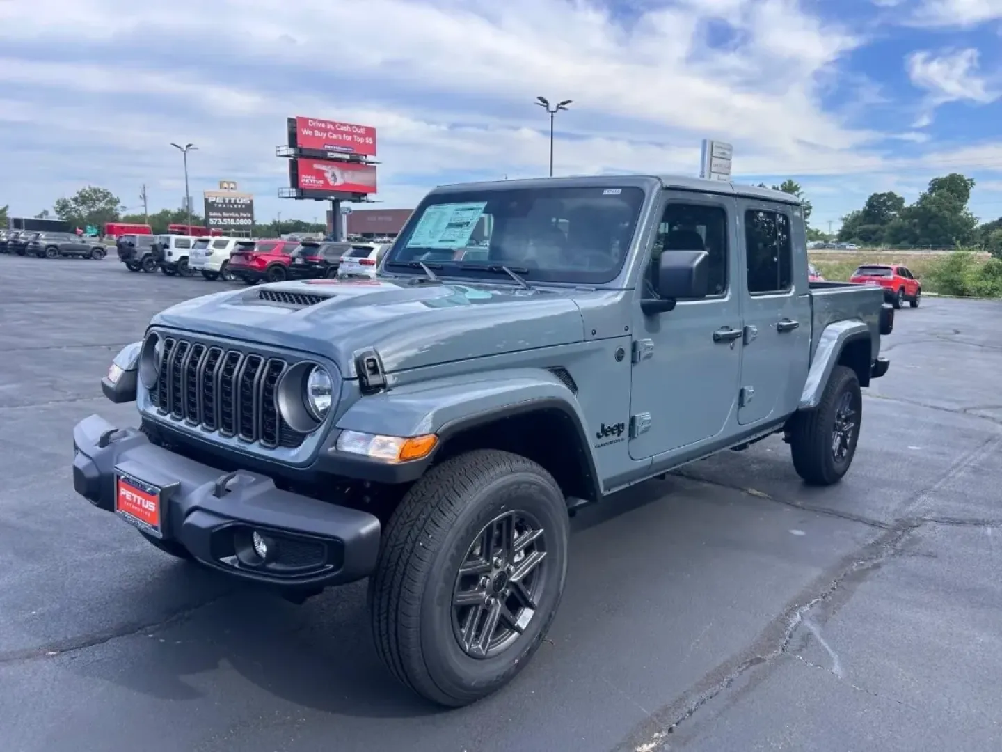2025 /Black Cloth Jeep Gladiator Sport (1C6PJTAGXSL) with an 3.6L V6 24V VVT UPG I engine, Automatic transmission, located at 970 Woodlawn Dr., Farmington, MO, 63640, (573) 431-7800, 37.825642, -90.468674 - ### Adventure Awaits: Discover the 2025 Jeep Gladiator at Pettus CDJR Farmington!<br /> <br /> Are you ready for your next adventure? Whether you're a weekend warrior seeking thrilling off-road experiences or a daily commuter looking for a reliable and stylish ride, the 2025 Jeep Gladiator is the pe - Photo#6