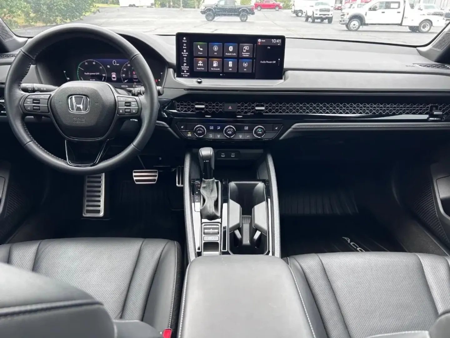 2023 /Black Leather Honda Accord Hybrid Sport-L (1HGCY2F78PA) with an 2.0L 16-Valve DOHC Dual-VTC 4-Cylinder engine, Automatic transmission, located at 970 Woodlawn Dr., Farmington, MO, 63640, (573) 431-7800, 37.825642, -90.468674 - **Discover Your Next Adventure with the 2023 Honda Accord Hybrid at Pettus CDJR Farmington!**<br /> <br /> Are you ready to elevate your daily commute or family outings without sacrificing style, comfort, or fuel efficiency? Look no further than the 2023 Honda Accord Hybrid, now available at Pettus - Photo#10