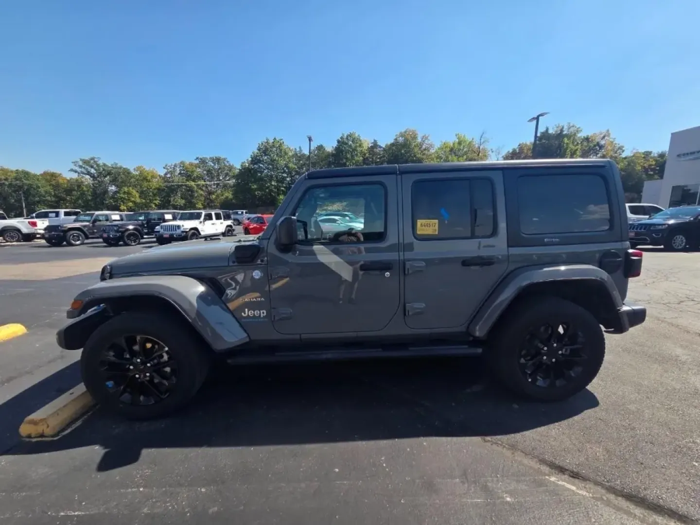 2023 /Black Jeep Wrangler Sahara 4xe (1C4JJXP61PW) with an Other engine, Automatic transmission, located at 12830 Highway 21, De Soto, MO, 63020, (636) 337-7777, 38.153099, -90.573624 - **Unleash Your Adventurous Spirit with the 2023 Jeep Wrangler from Pettus CDJR DeSoto!**<br /> <br /> Are you ready to take on the open road and explore the great outdoors? The 2023 Jeep Wrangler, available at Pettus CDJR DeSoto, is your ticket to adventure, making it the perfect vehicle for weekend - Photo#2