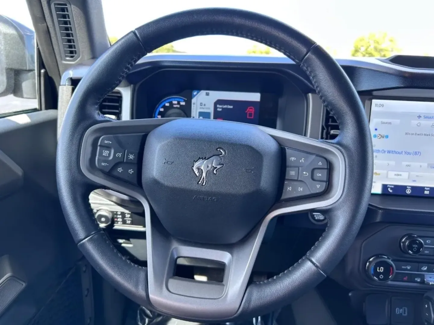 2023 /Dark Gray w/Navy Pier Leather Ford Bronco Outer Banks (1FMEE5BP4PL) with an 2.7L V6 engine, Automatic transmission, located at 970 Woodlawn Dr., Farmington, MO, 63640, (573) 431-7800, 37.825642, -90.468674 - **Adventure Awaits: Explore the 2023 Ford Bronco at Pettus CDJR Farmington!**<br /> <br /> Are you ready to take your outdoor adventures to the next level? The 2023 Ford Bronco is the quintessential SUV that combines rugged capability with modern comfort, making it the perfect companion for weekend - Photo#10