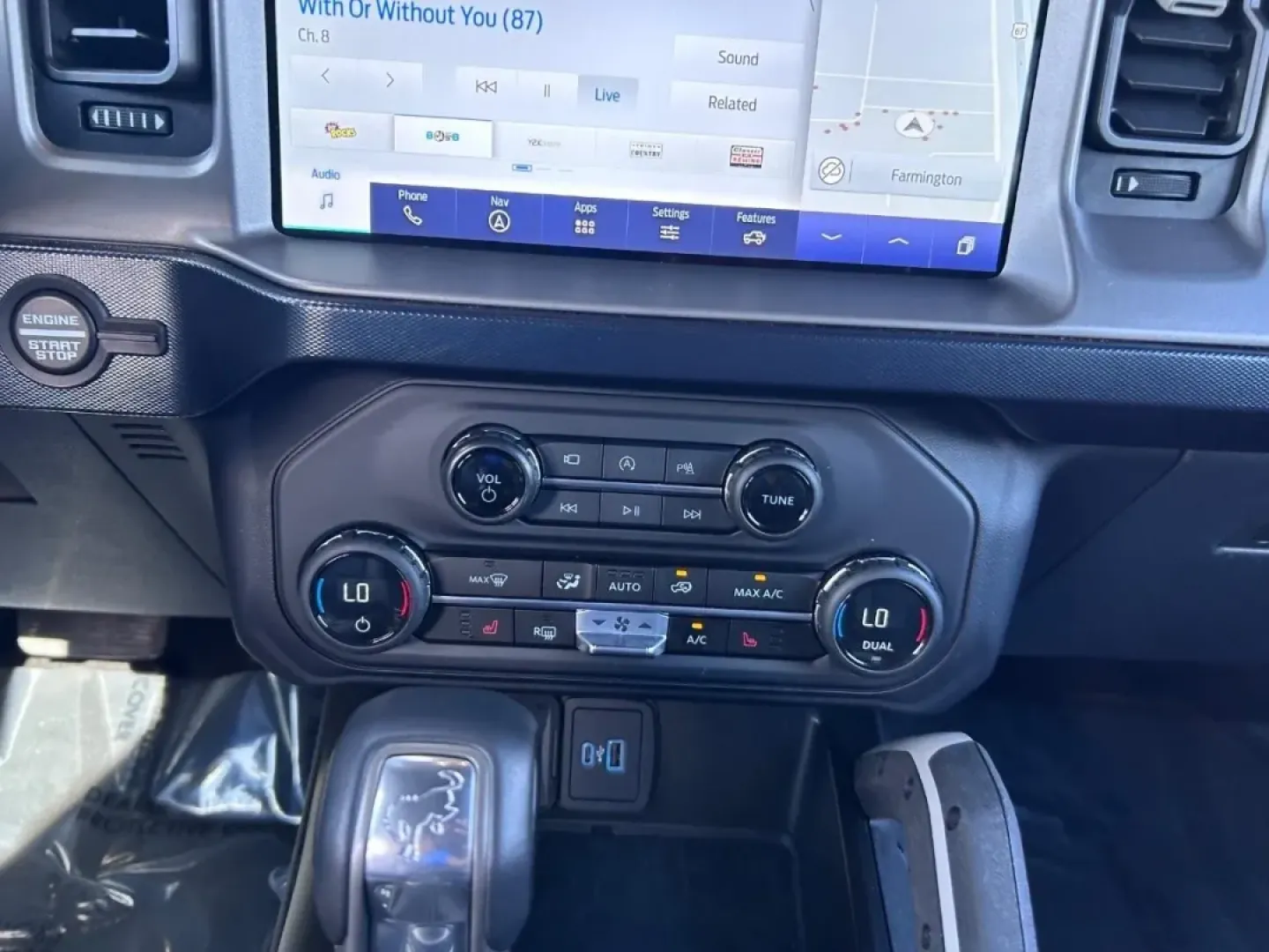 2023 /Dark Gray w/Navy Pier Leather Ford Bronco Outer Banks (1FMEE5BP4PL) with an 2.7L V6 engine, Automatic transmission, located at 970 Woodlawn Dr., Farmington, MO, 63640, (573) 431-7800, 37.825642, -90.468674 - **Adventure Awaits: Explore the 2023 Ford Bronco at Pettus CDJR Farmington!**<br /> <br /> Are you ready to take your outdoor adventures to the next level? The 2023 Ford Bronco is the quintessential SUV that combines rugged capability with modern comfort, making it the perfect companion for weekend - Photo#14