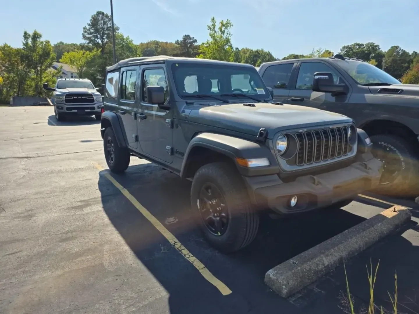 2025 /Black Cloth Jeep Wrangler Sport (1C4PJXDN2SW) with an 2.0L engine, located at 970 Woodlawn Dr., Farmington, MO, 63640, (573) 431-7800, 37.825642, -90.468674 - **Unleash Your Weekend Warrior: 2025 Jeep Wrangler at Pettus CDJR Farmington**<br /> <br /> Are you ready to take your weekend adventures to the next level? The 2025 Jeep Wrangler at Pettus CDJR Farmington is the perfect companion for those who crave the thrill of off-road escapades and the comfort - Photo#0