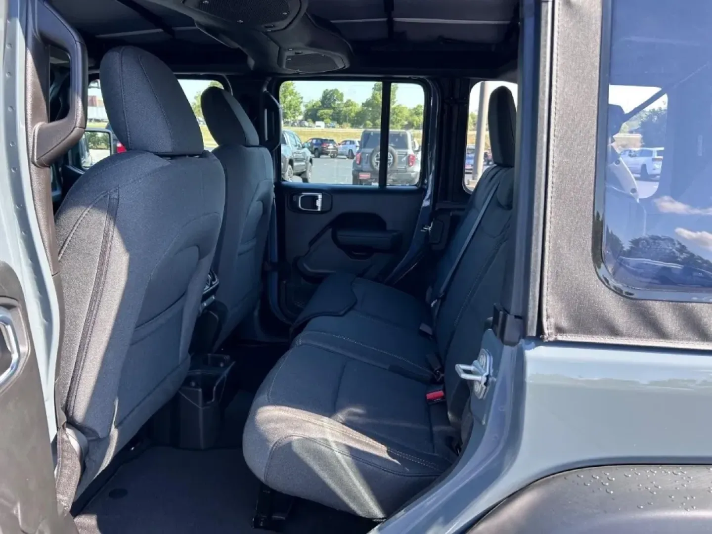 2025 /Black Cloth Jeep Wrangler Sport (1C4PJXDN2SW) with an 2.0L engine, located at 970 Woodlawn Dr., Farmington, MO, 63640, (573) 431-7800, 37.825642, -90.468674 - **Unleash Your Weekend Warrior: 2025 Jeep Wrangler at Pettus CDJR Farmington**<br /> <br /> Are you ready to take your weekend adventures to the next level? The 2025 Jeep Wrangler at Pettus CDJR Farmington is the perfect companion for those who crave the thrill of off-road escapades and the comfort - Photo#8